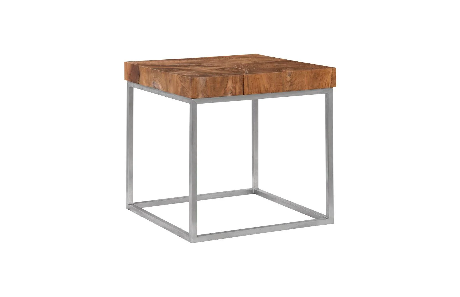 Teak Puzzle Side Table - Remutear
