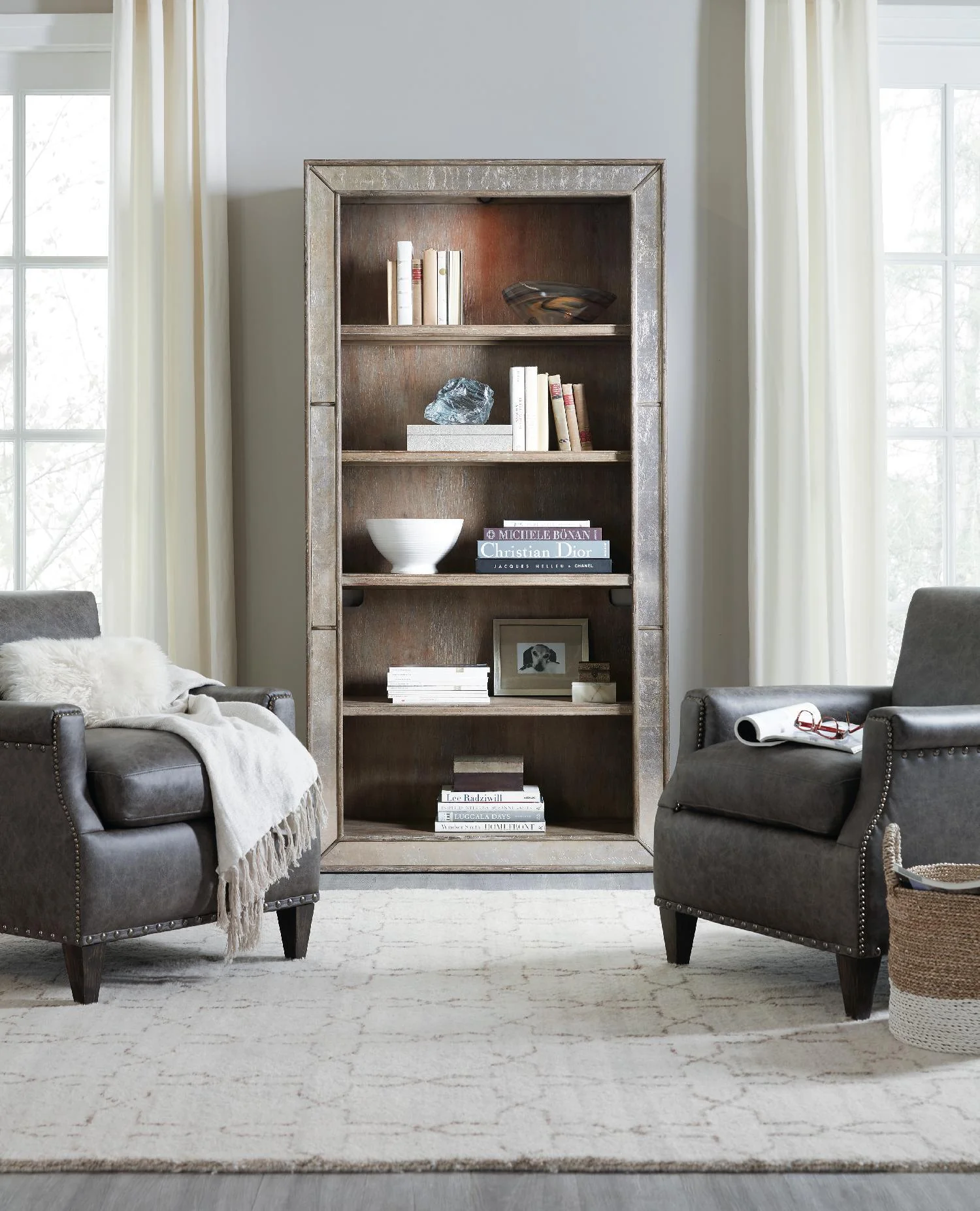 Rustic Glam Bookcase - Remutear
