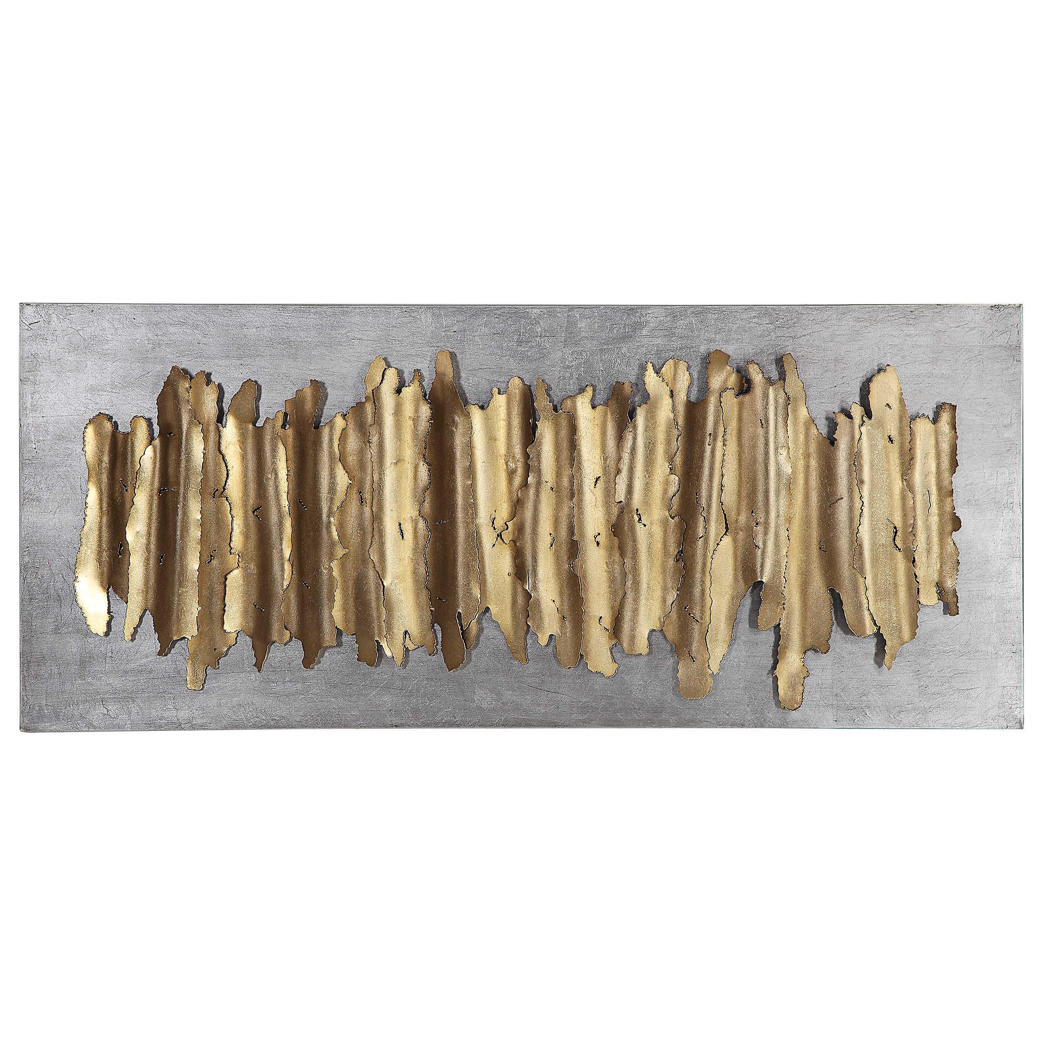 LEV GOLD METAL WALL DECOR - Remutear