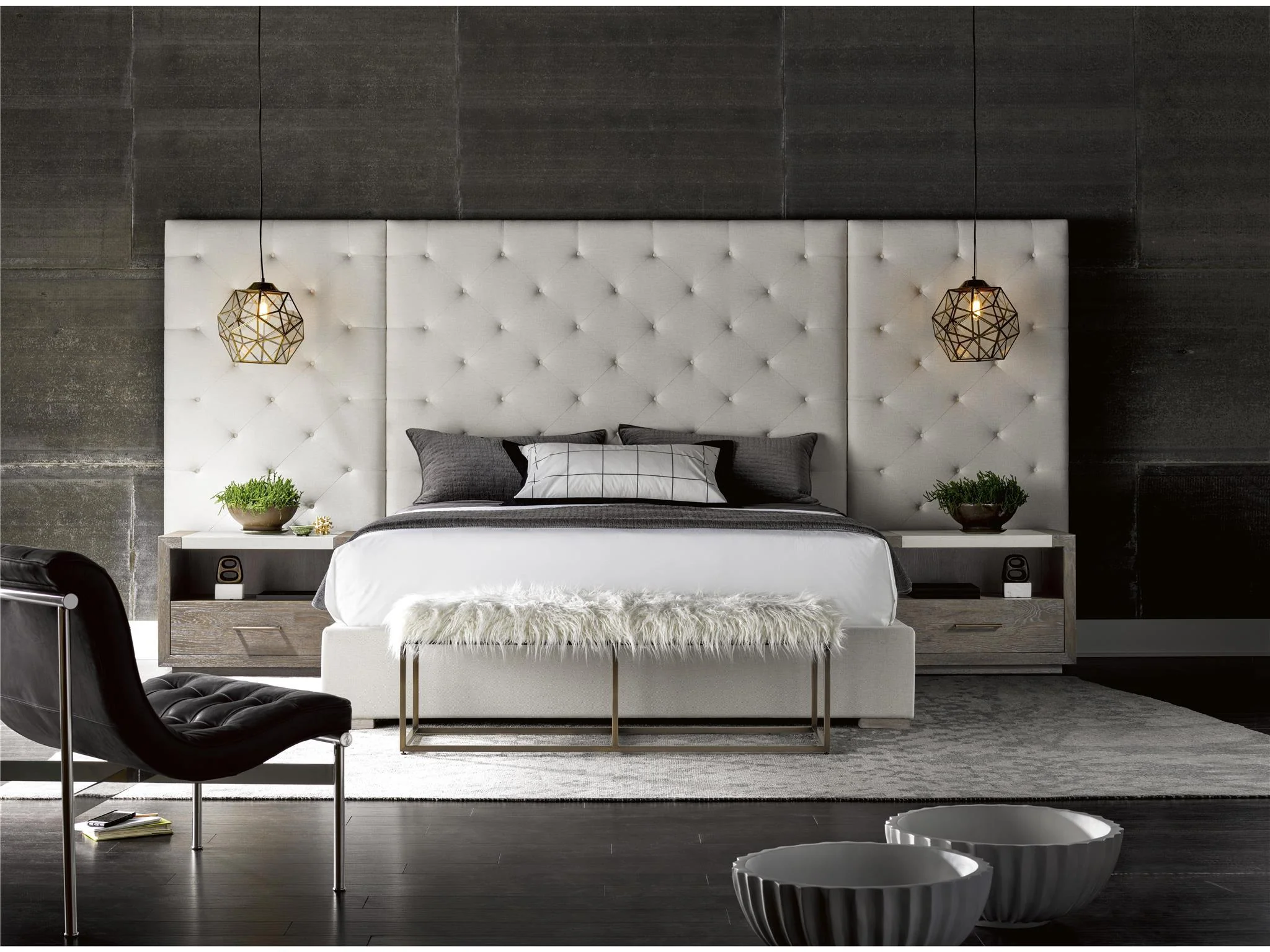 Modern Brando Bed With Panels - Remutear