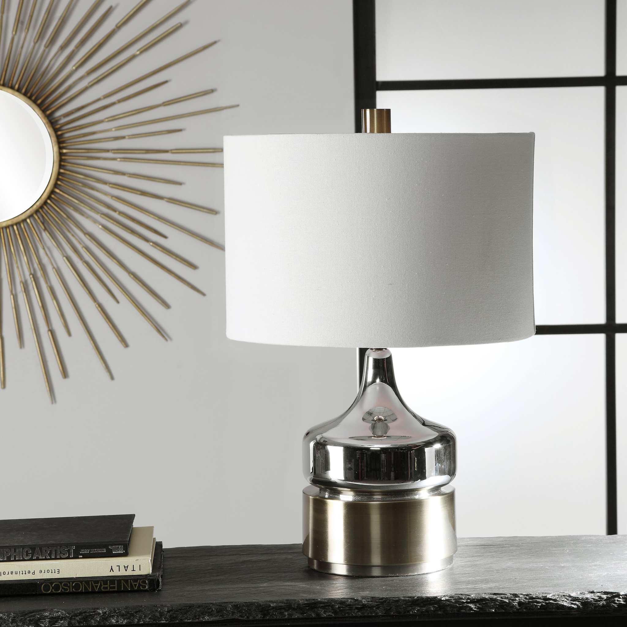 COMO CHROME TABLE LAMP - Remutear