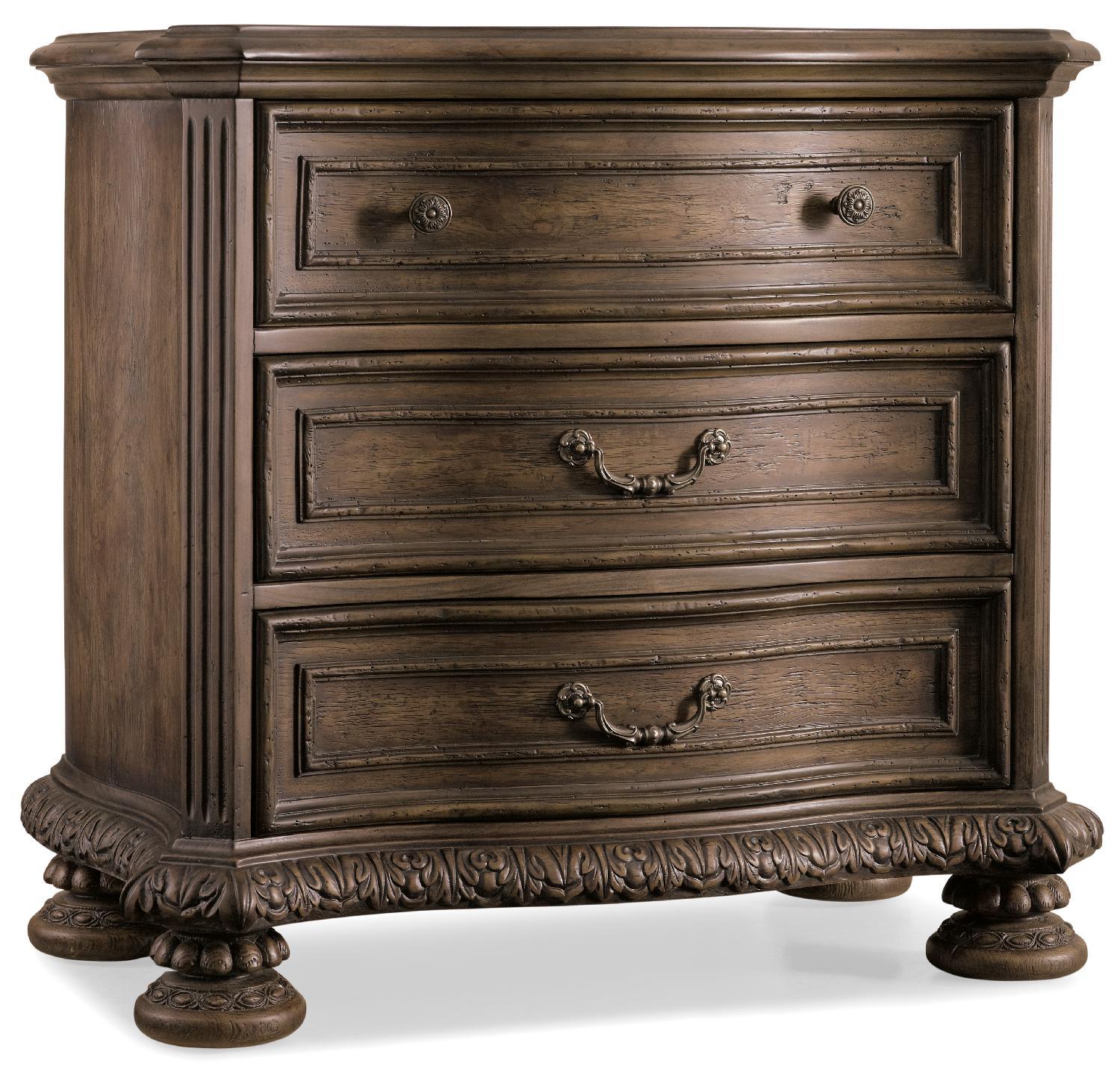 Rhapsody Three Drawer Nightstand - Remutear