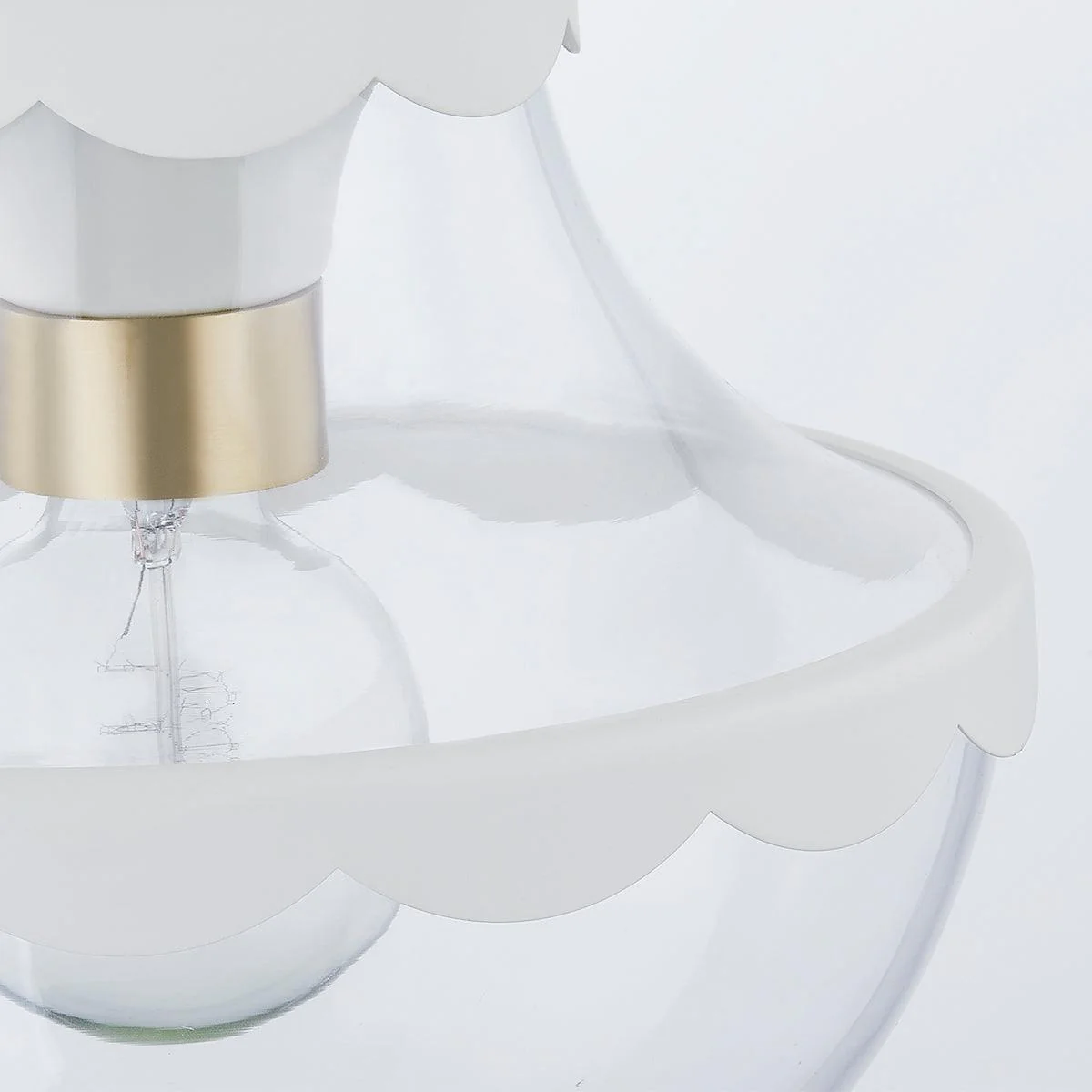 ALAINA 1 LIGHT SEMI FLUSH - Remutear