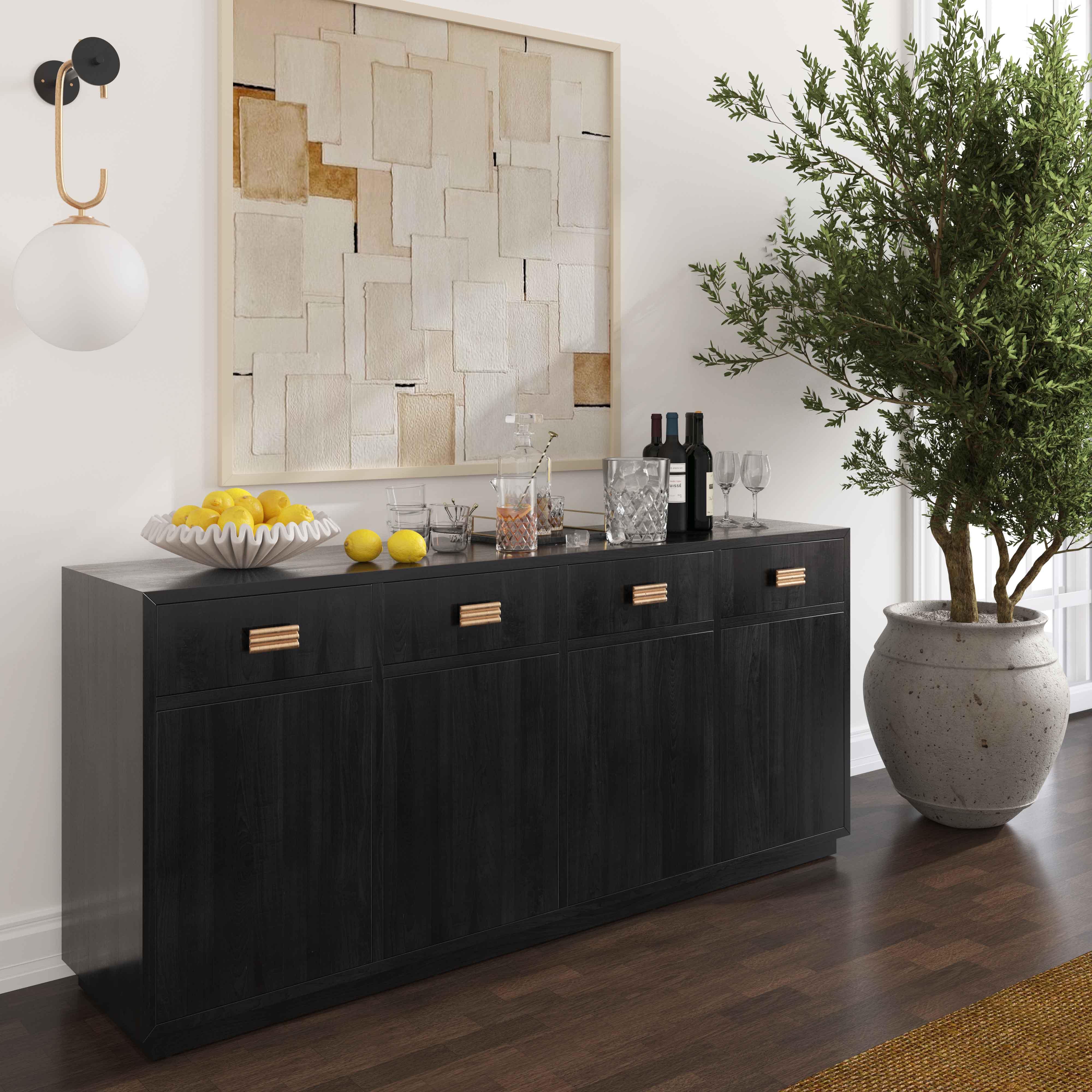 Aria Black Oak Buffet - Remutear