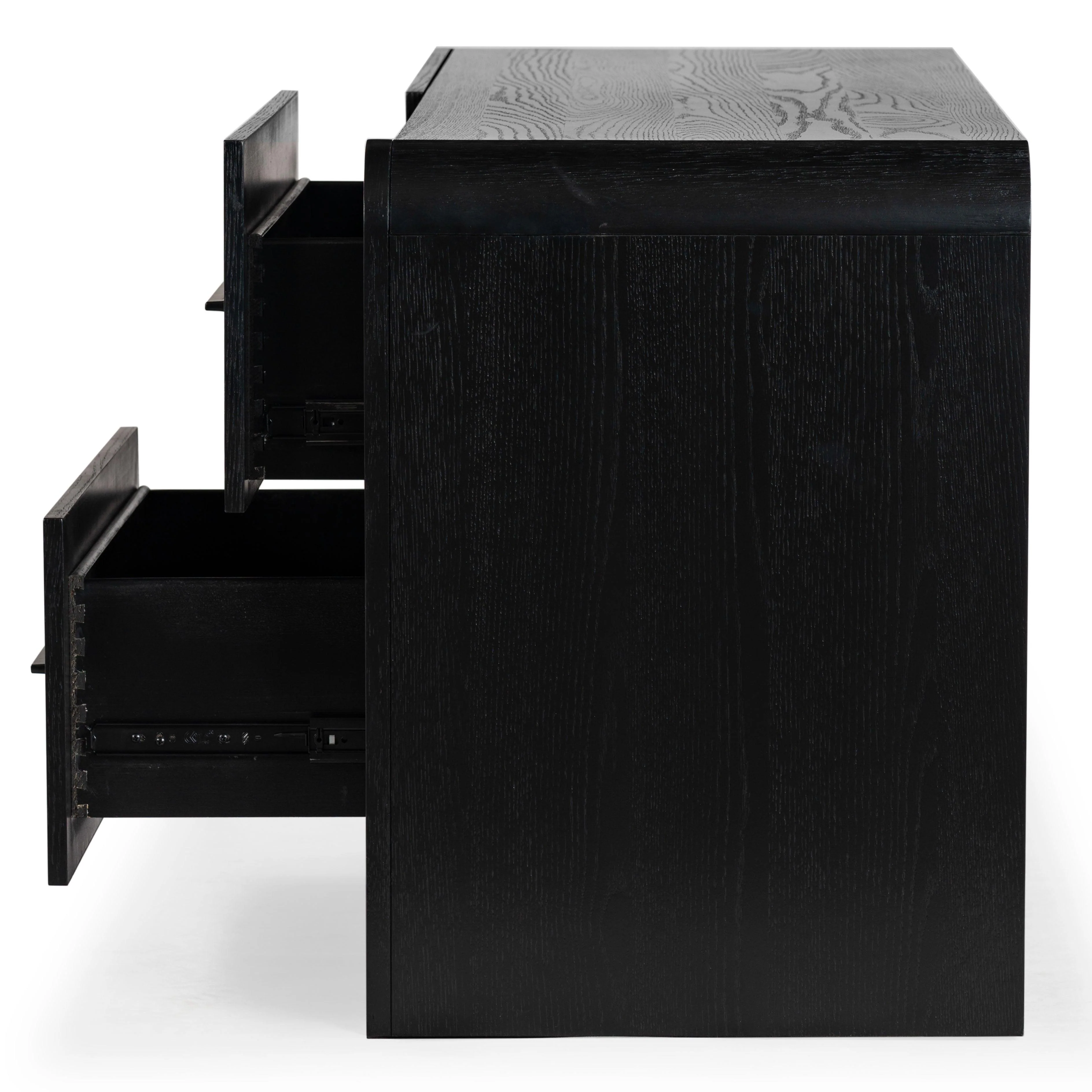 Katrina Wood 4 Drawer Dresser - Remutear