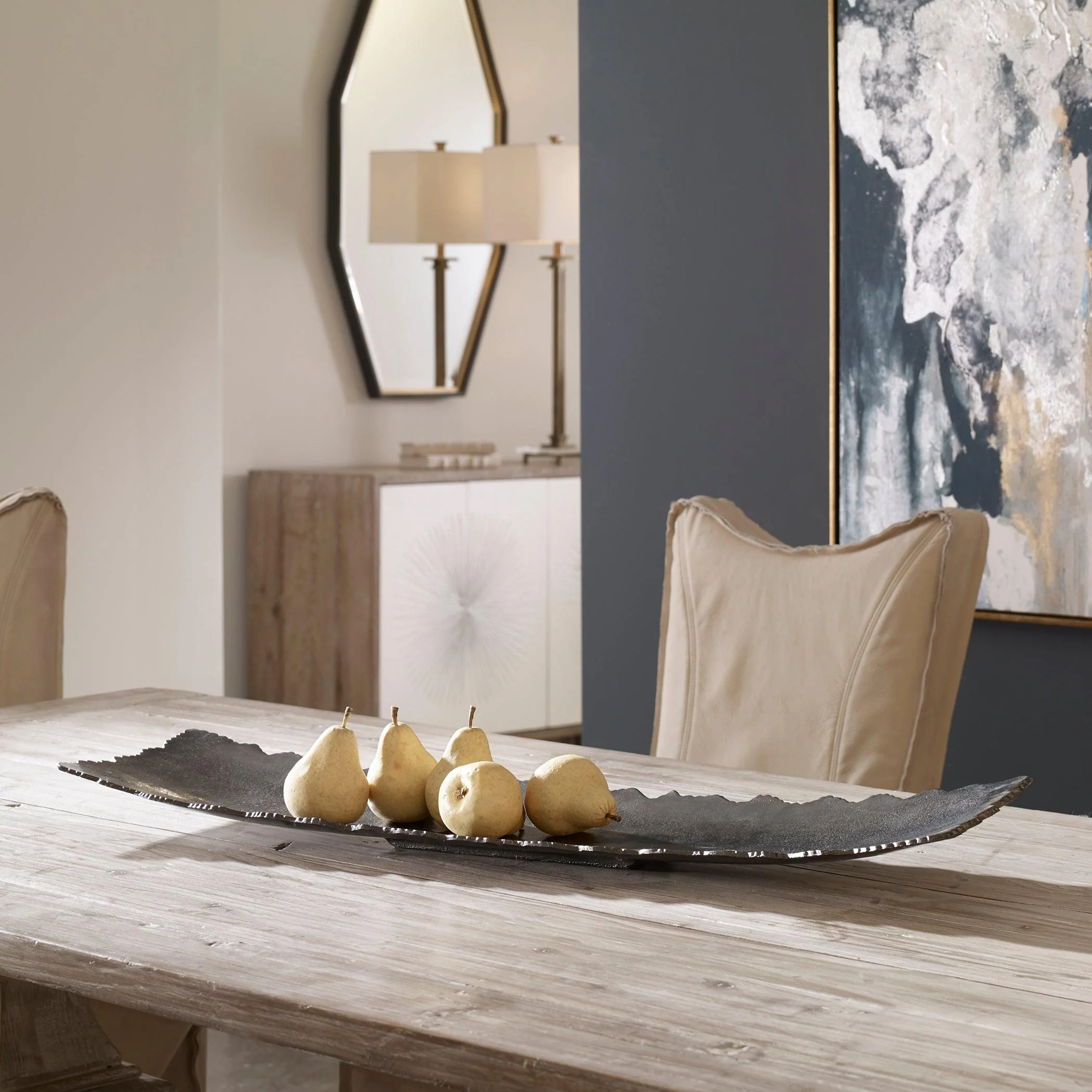 CAMILLA DARK NICKEL TRAY - Remutear
