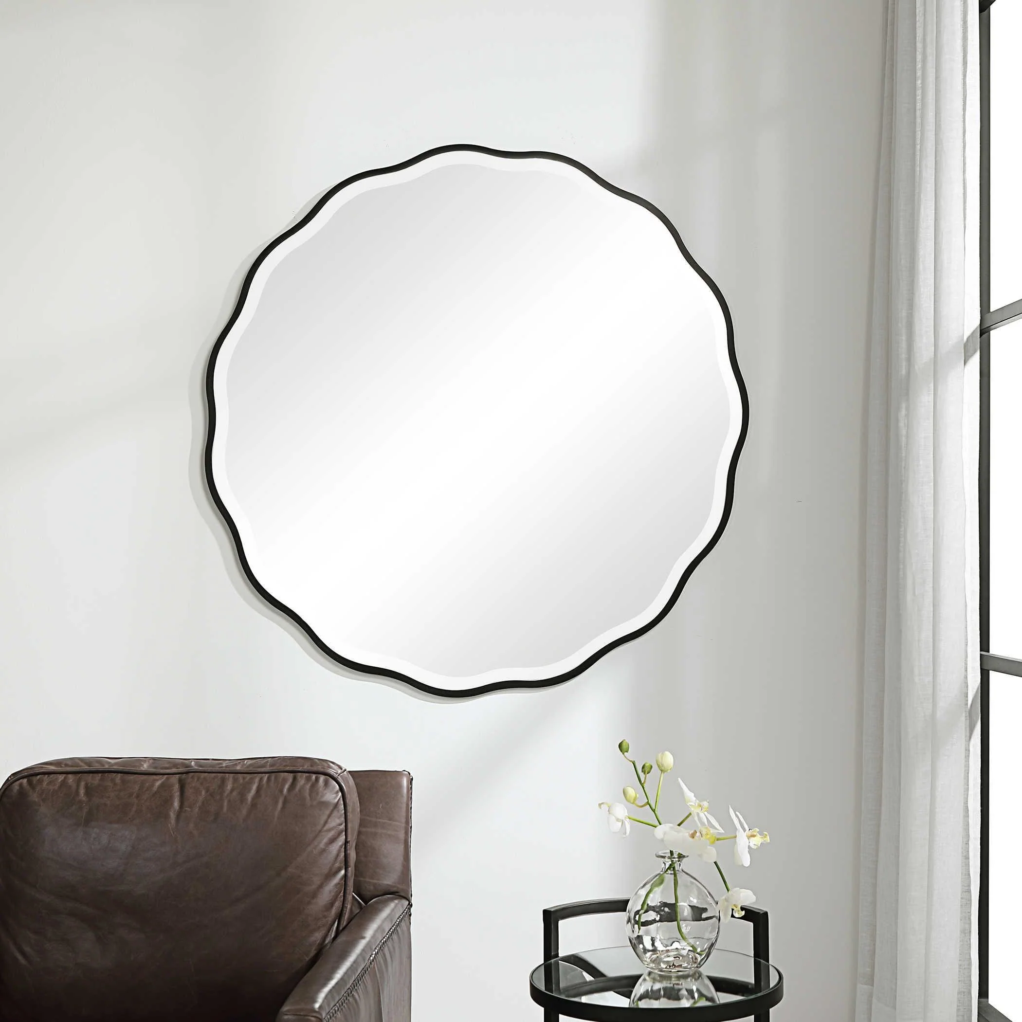 ANETA ROUND MIRROR - Remutear