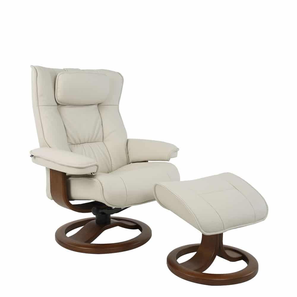 Regent R  Recliner with Footstool - Remutear