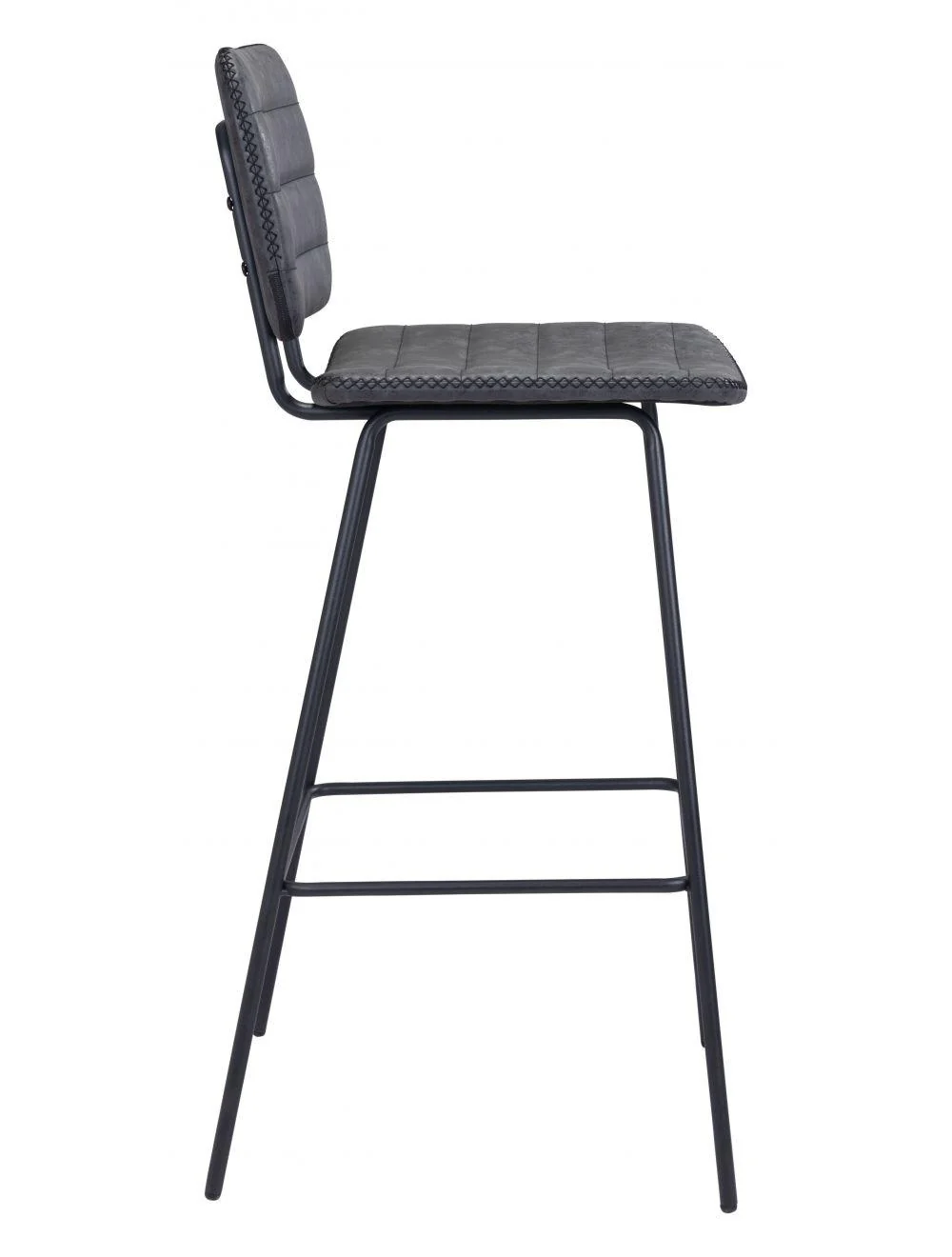Boston Bar Chair (Set of 2) Vintage Black - Remutear