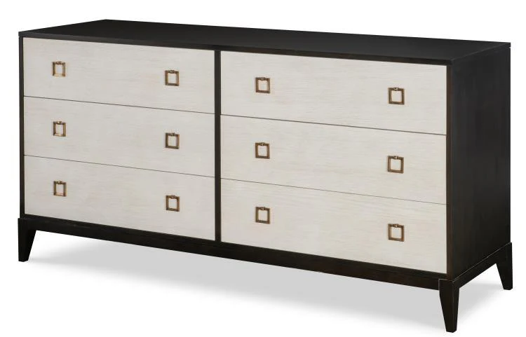 Stocked Six Drawer Low Dresser - Remutear