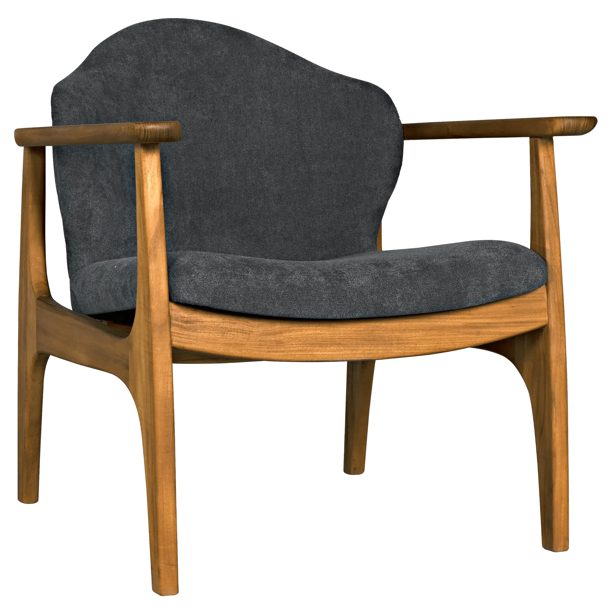 Vittorio Chair with Grey Fabric - Remutear