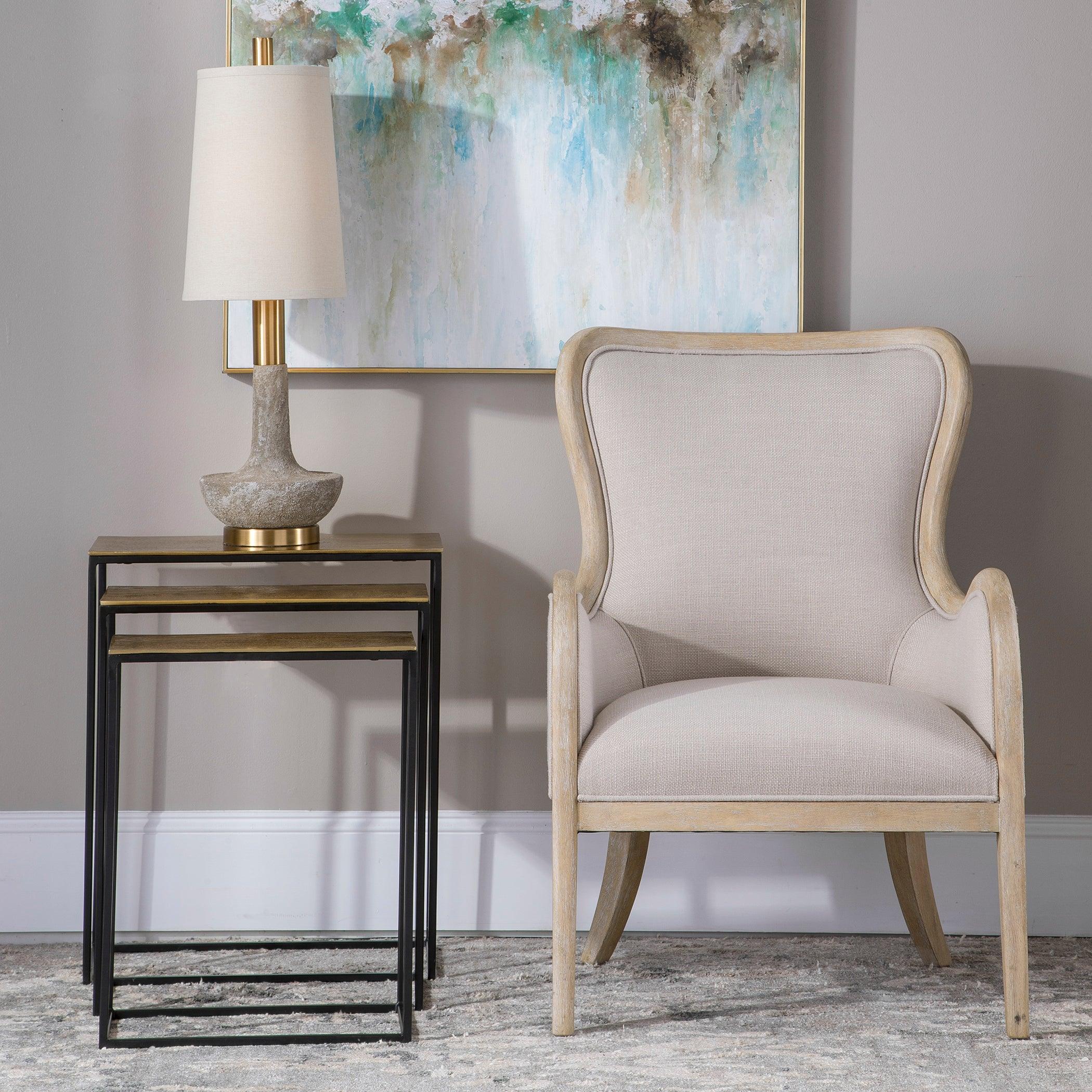 Coreene Gold Nesting Tables Set/3 - Remutear