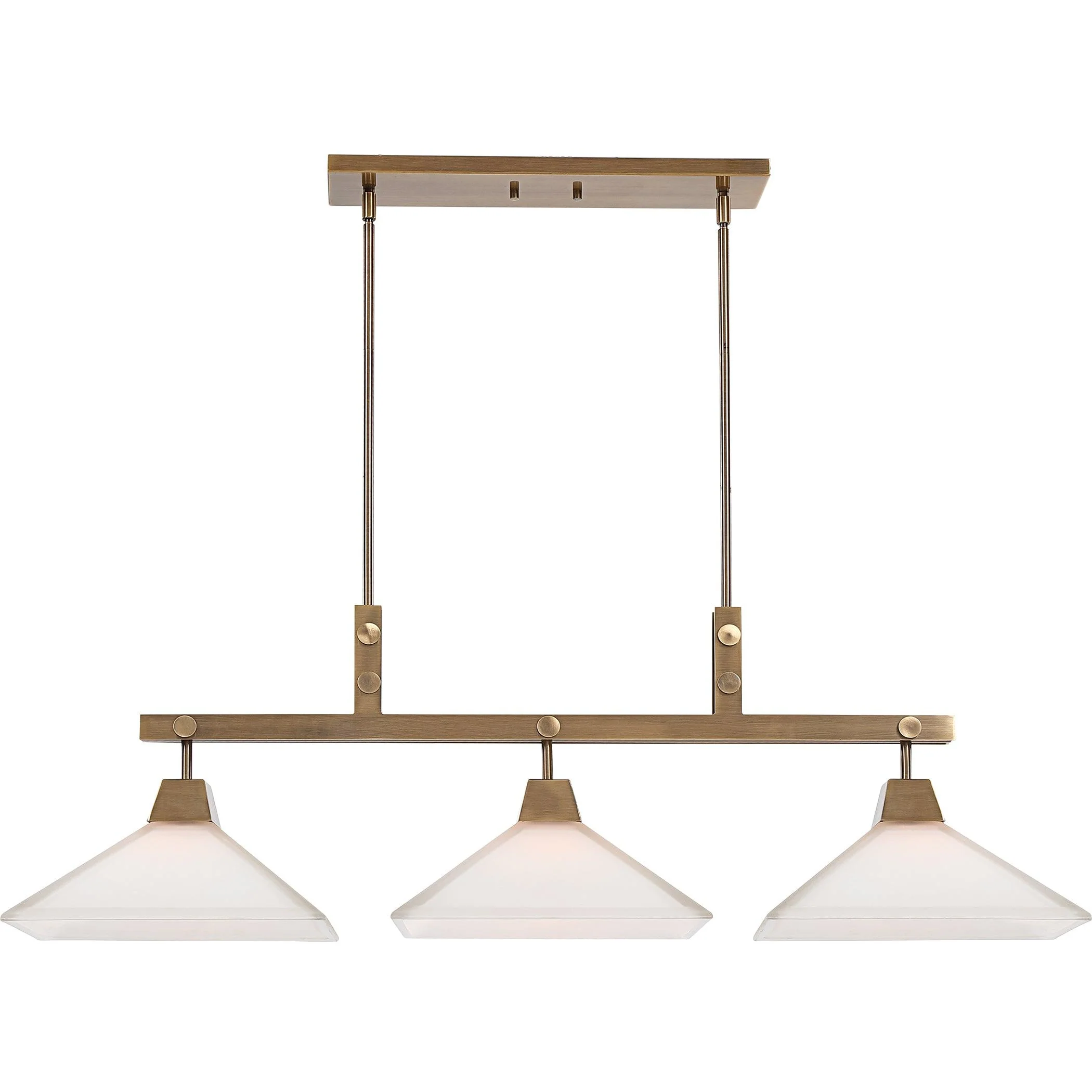 BROOKDALE INDUSTRIAL 3 LIGHT LINEAR CHANDELIER - Remutear
