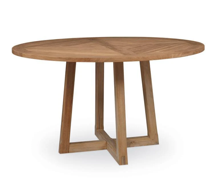 54 Round Teak Dining Table - Remutear