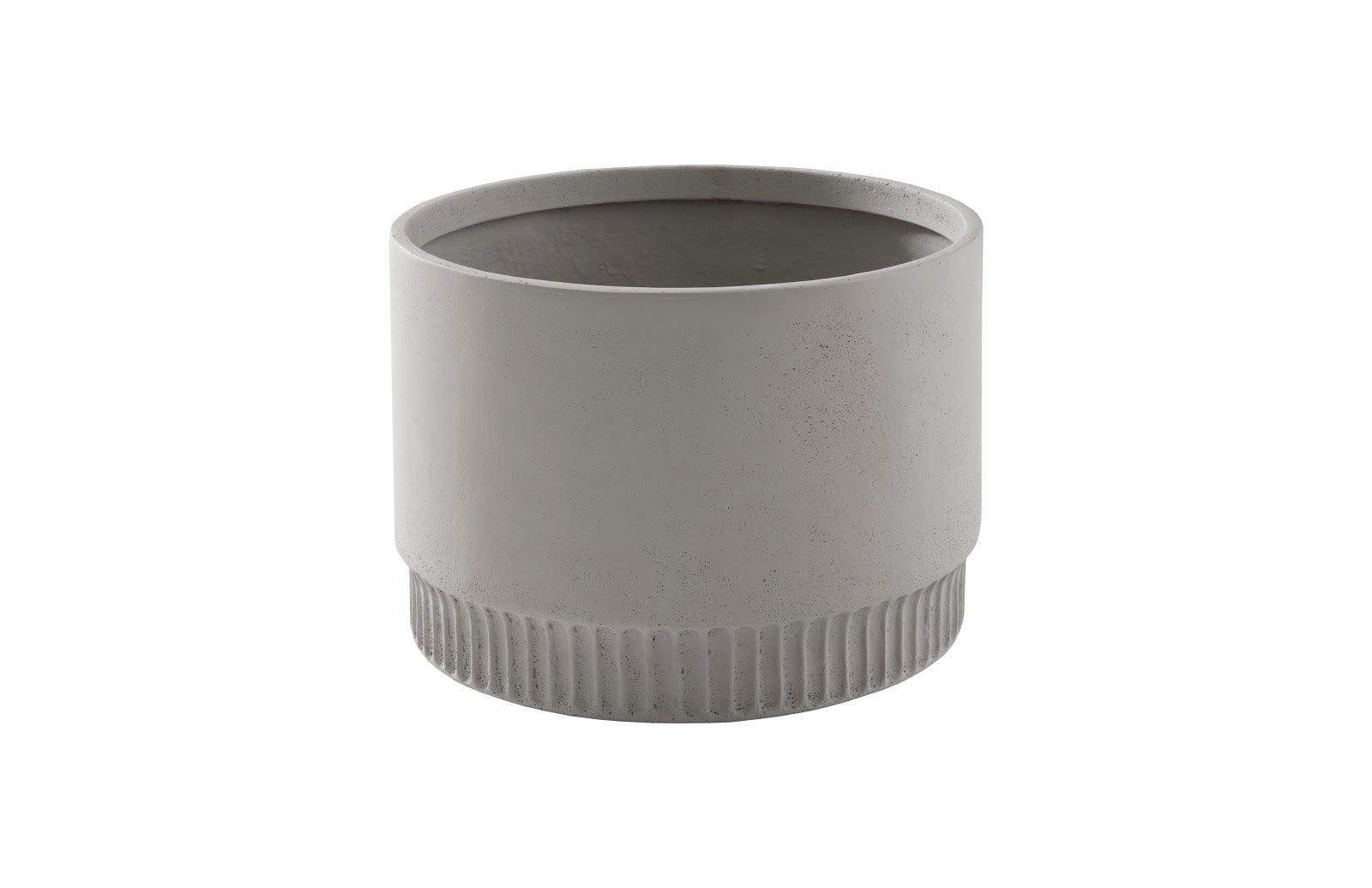 Harvest Planter, Large, Light Gray - Remutear