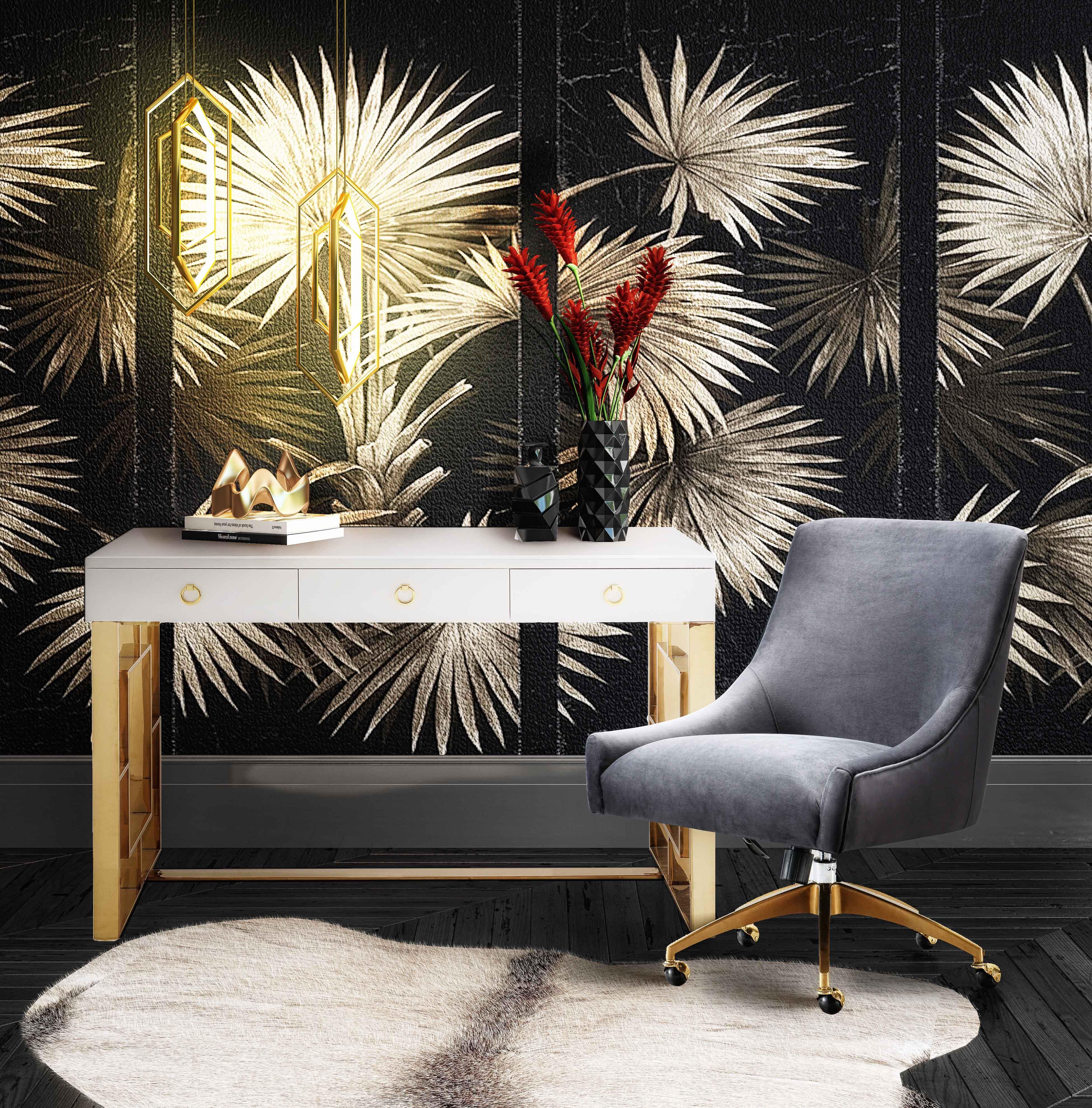 Beatrix Grey Office Swivel Chair - Remutear
