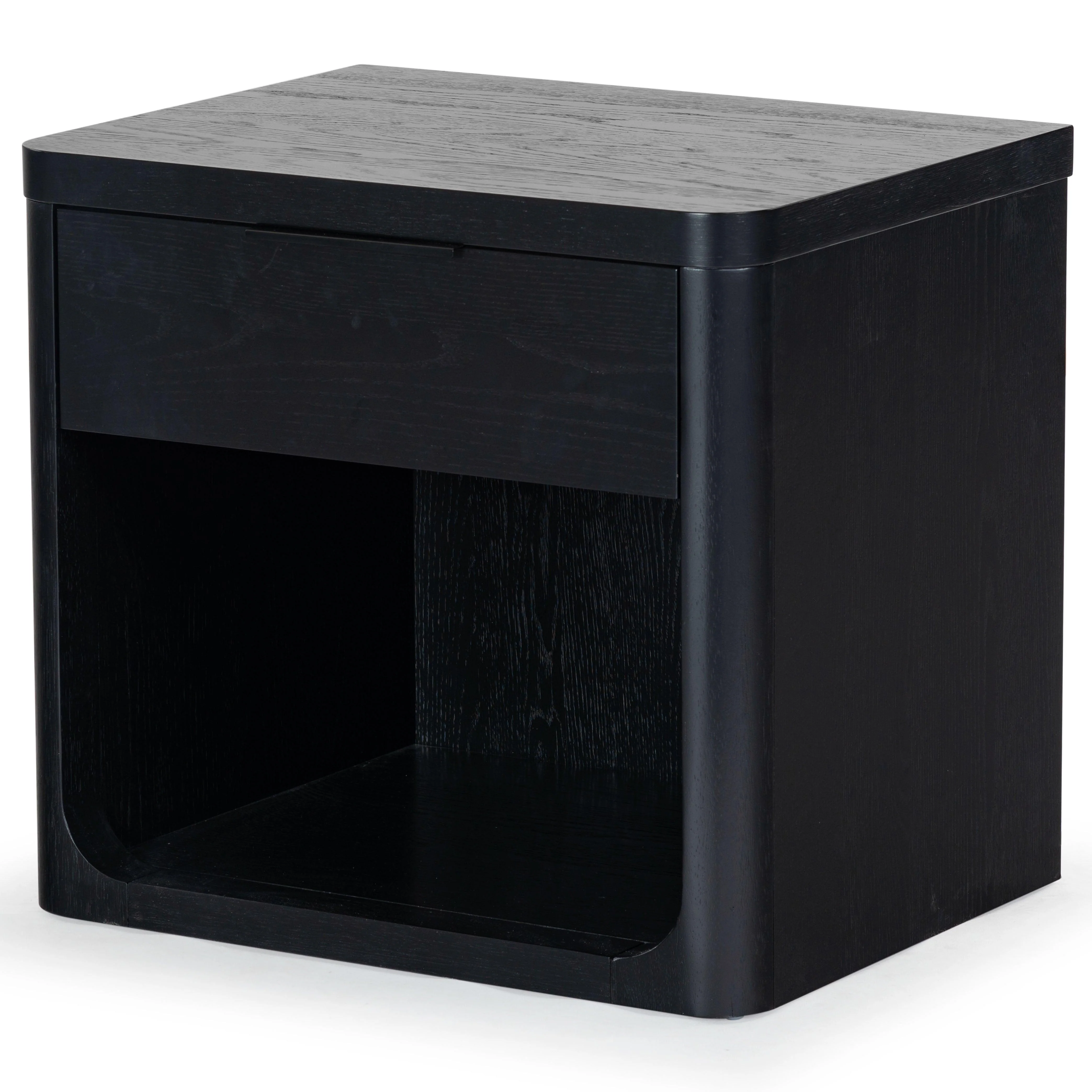 Raylie 1 Drawer Wood Nightstand - Remutear