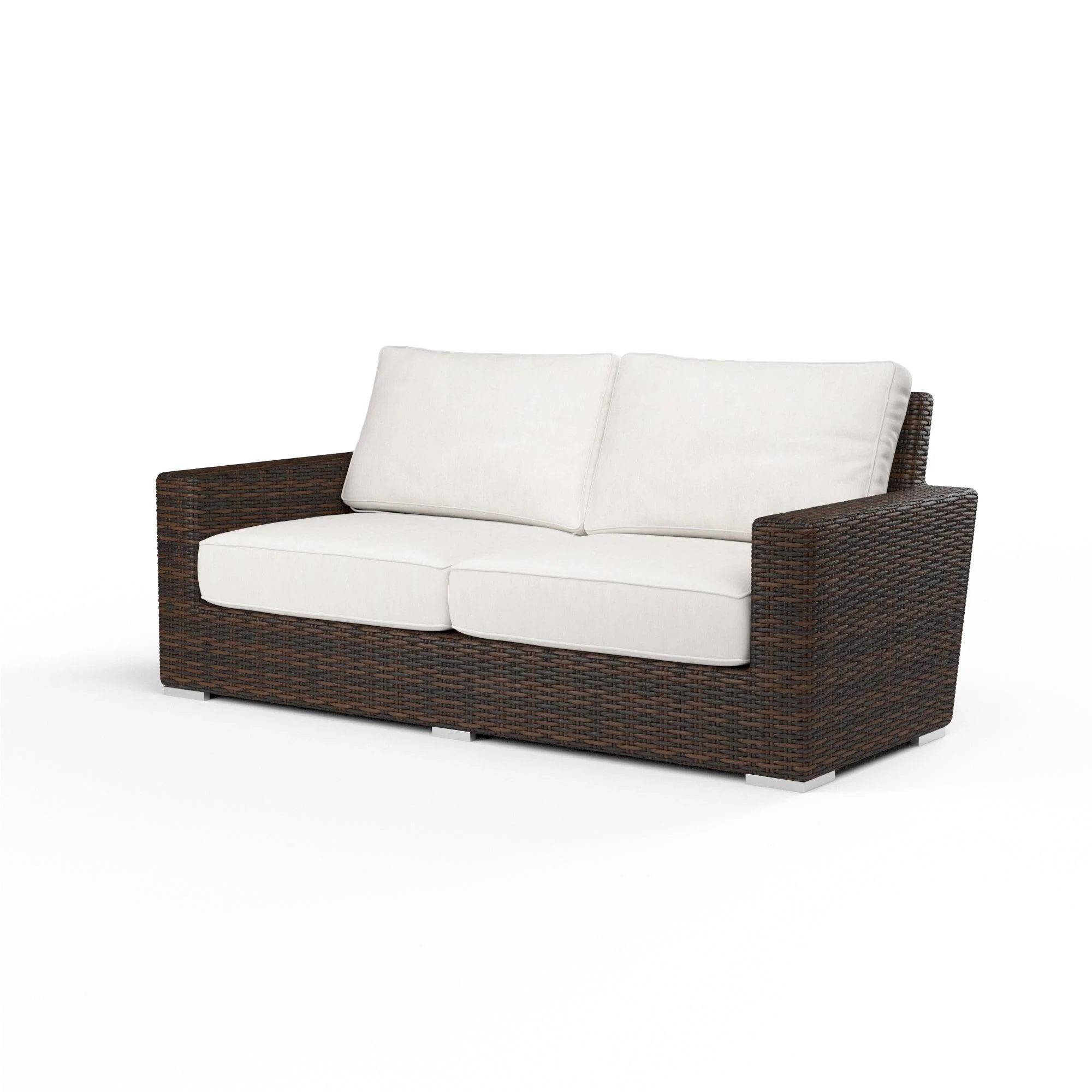 Montecito Loveseat in Canvas Flax w/ Self Welt - Remutear