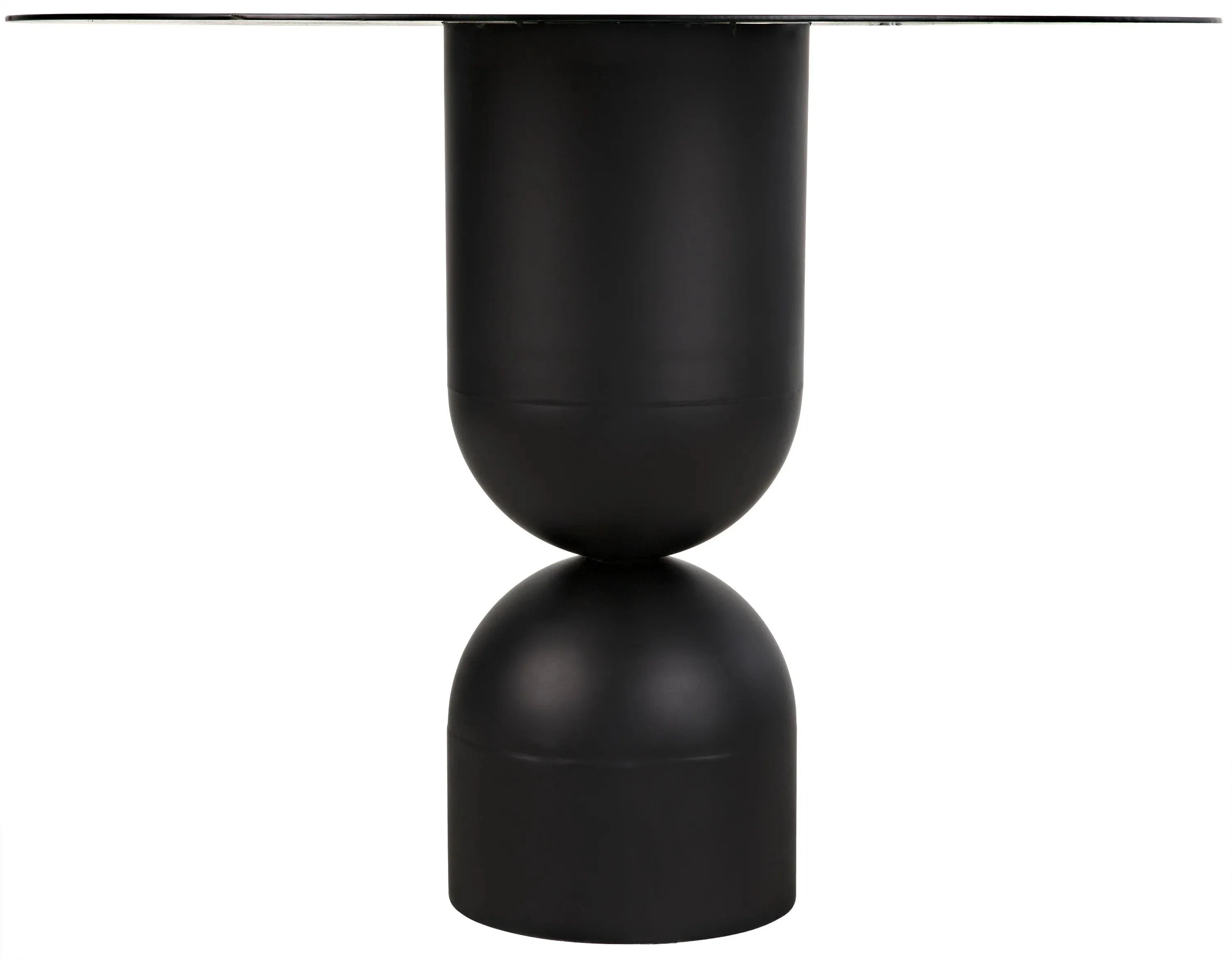 Wanda Dining Table, Black Steel - Remutear