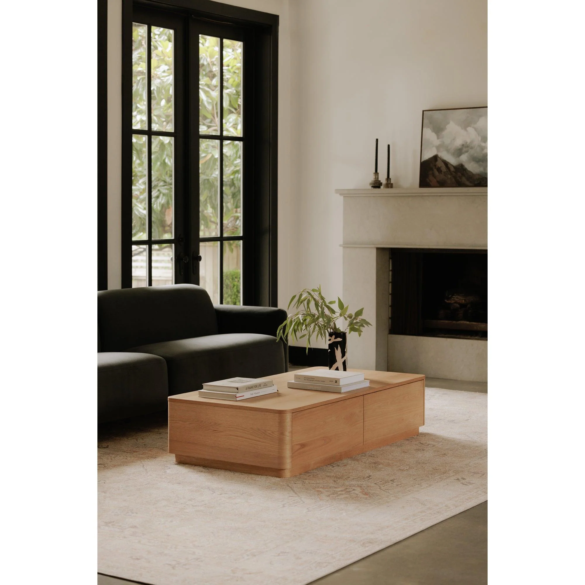 Round Off Coffee Table Oak - Remutear
