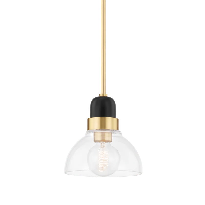 CAMILE 1 LIGHT SMALL PENDANT - Remutear