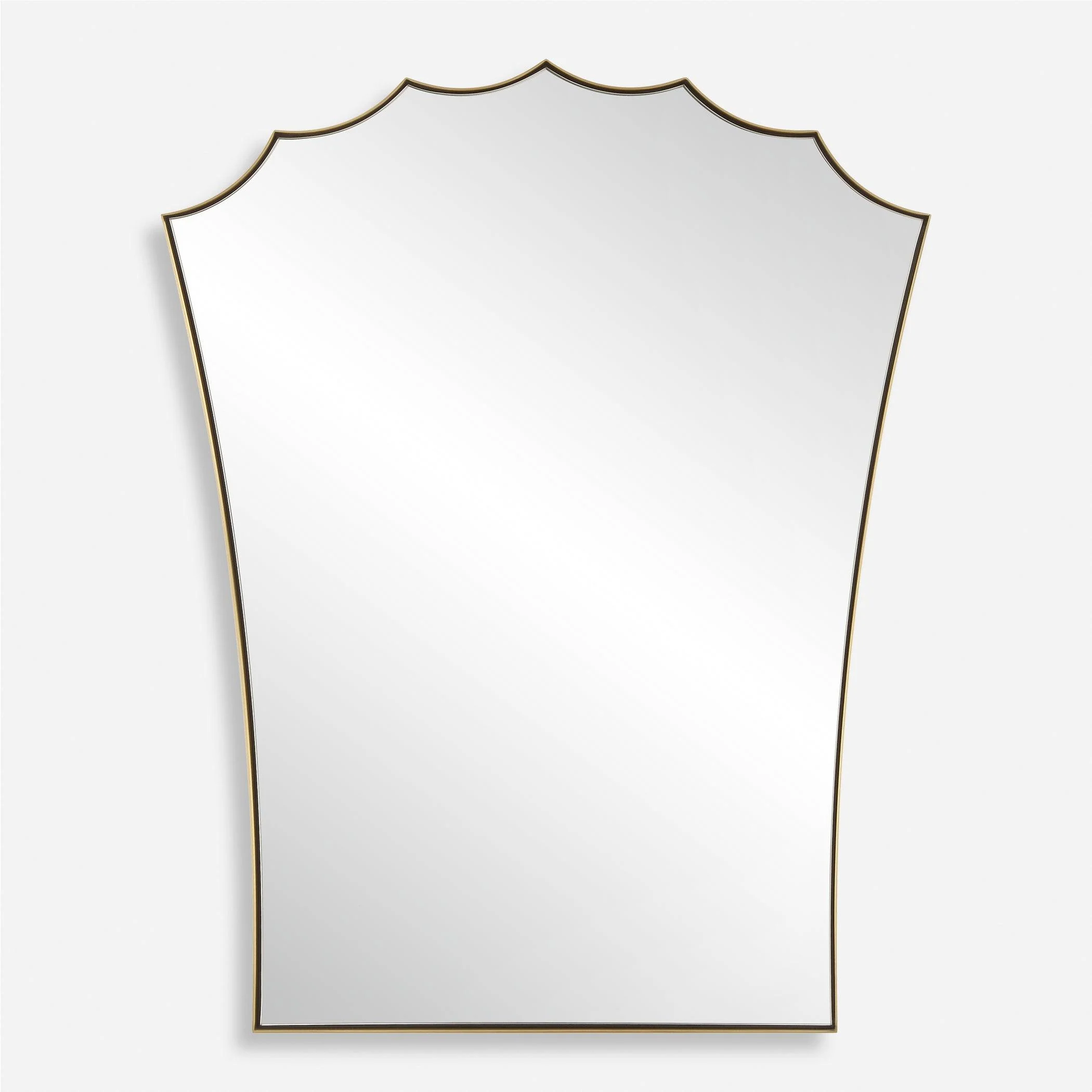Monarch Scalloped Arched Vanity Mirror - Remutear