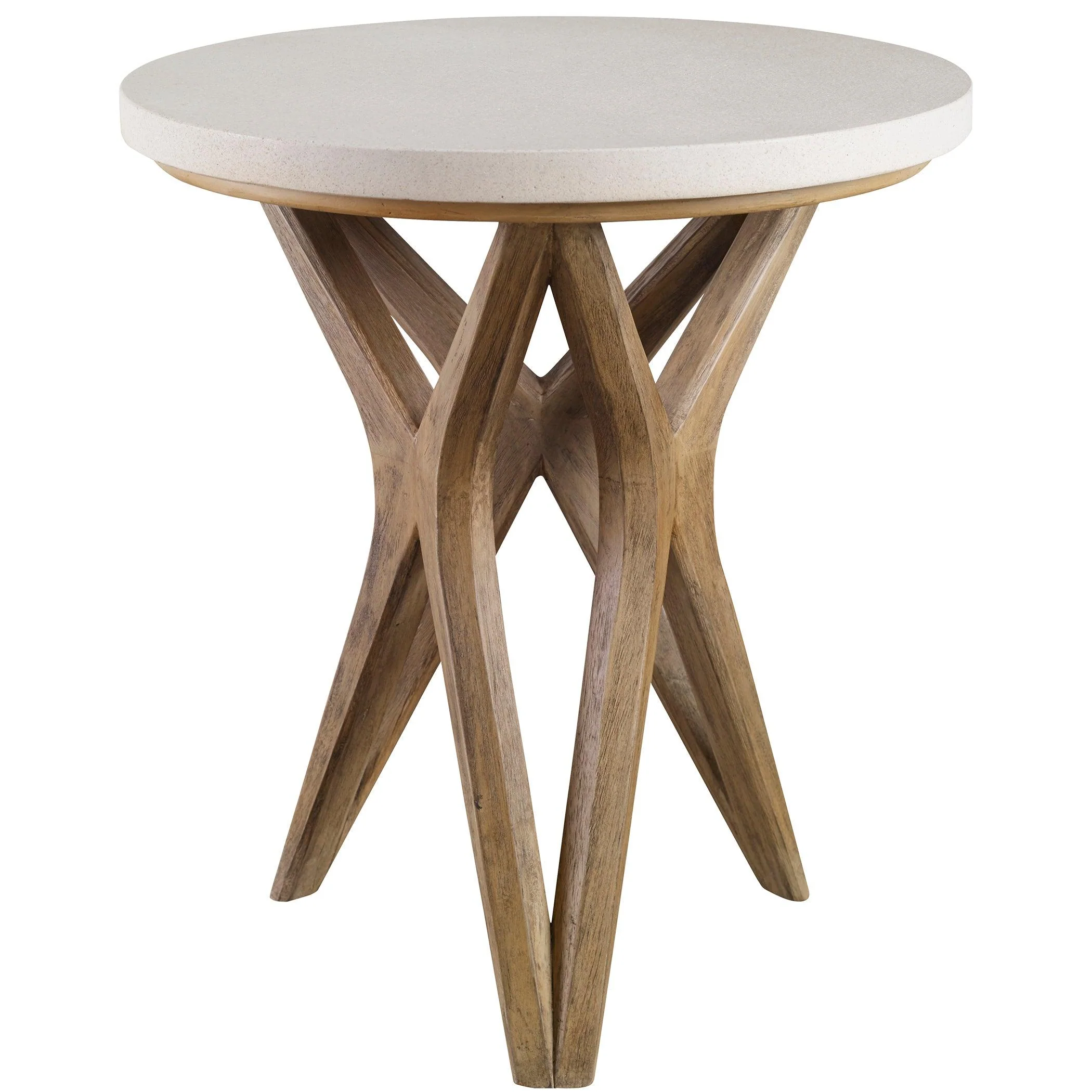 Marnie Limestone Side Table - Remutear