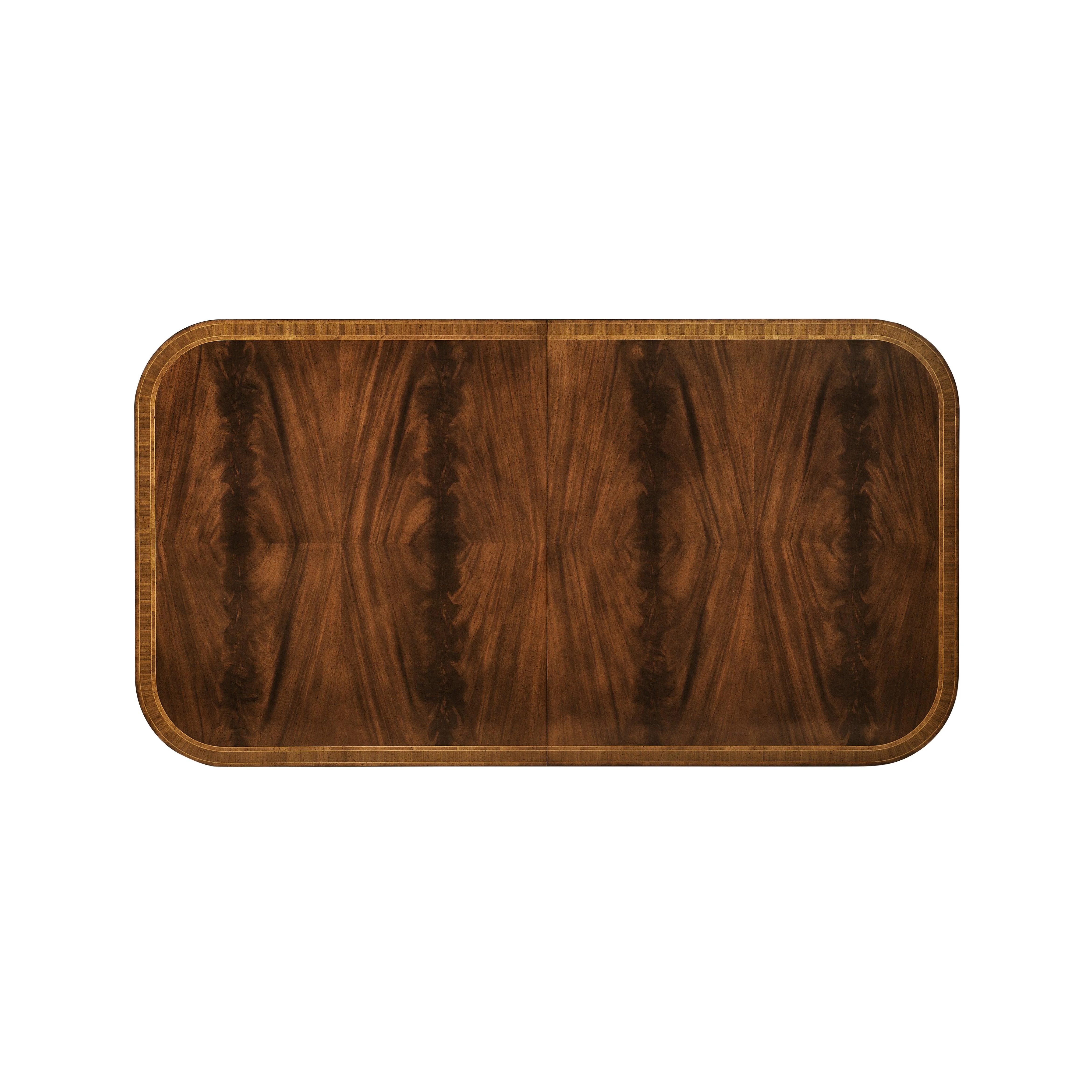 Windsor Regency Two-Leaf Mahogany Dining Table - Remutear