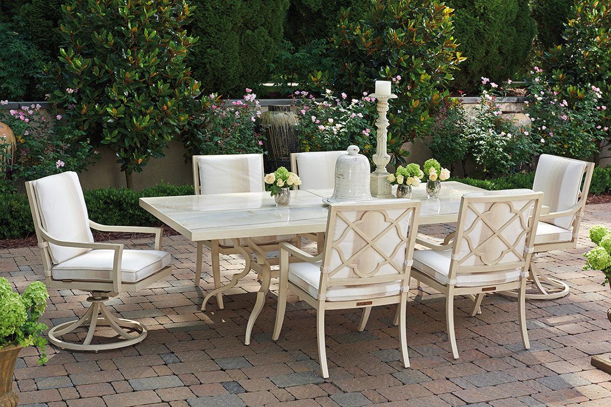 Misty Garden Dining Table W/Porcelain Top - Remutear