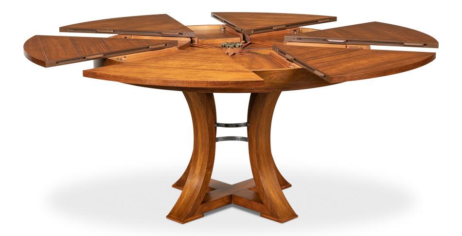 Oxford Jupe Dining Tbl Md Aged Tobacco - Remutear
