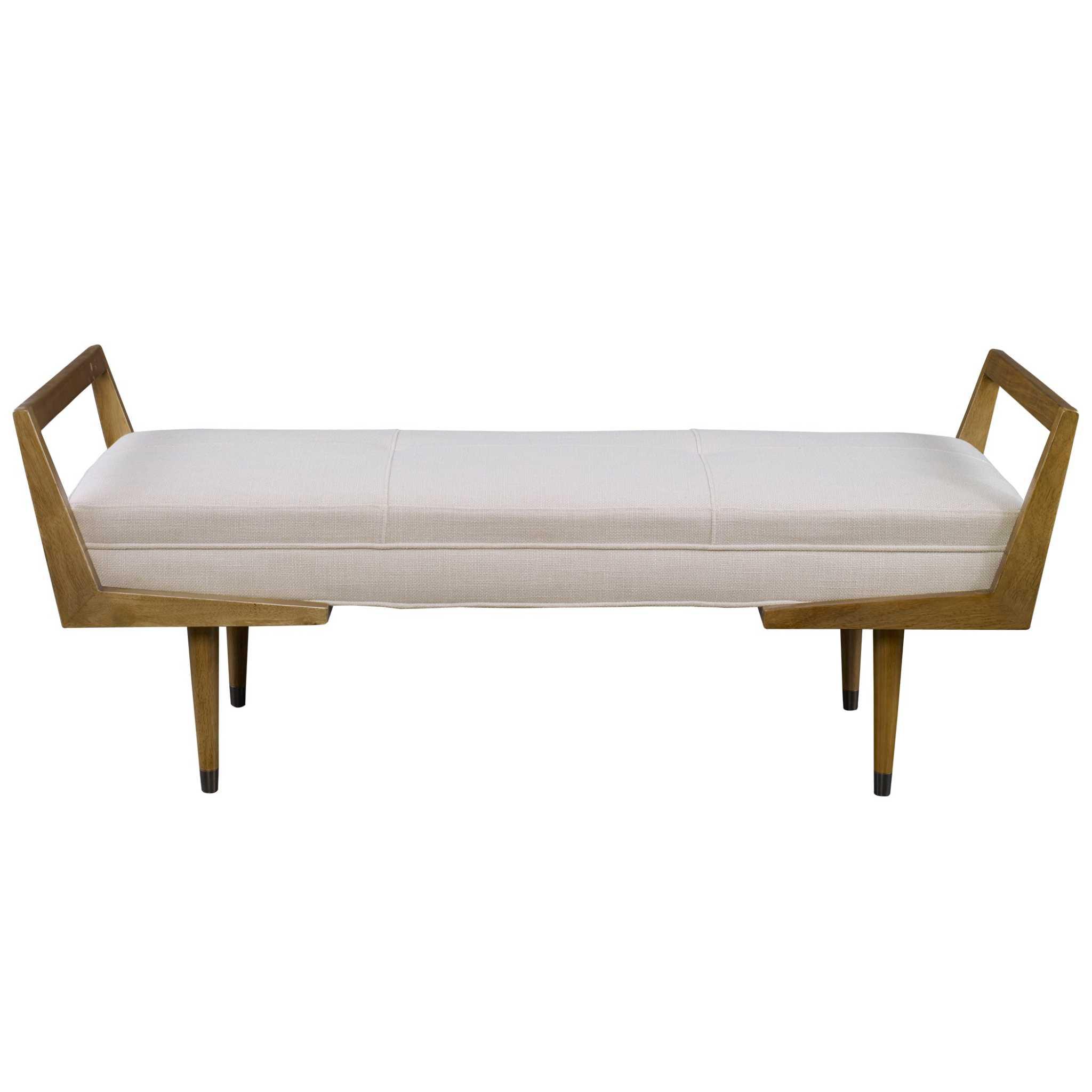 Waylon Modern Ivory Bench - Remutear