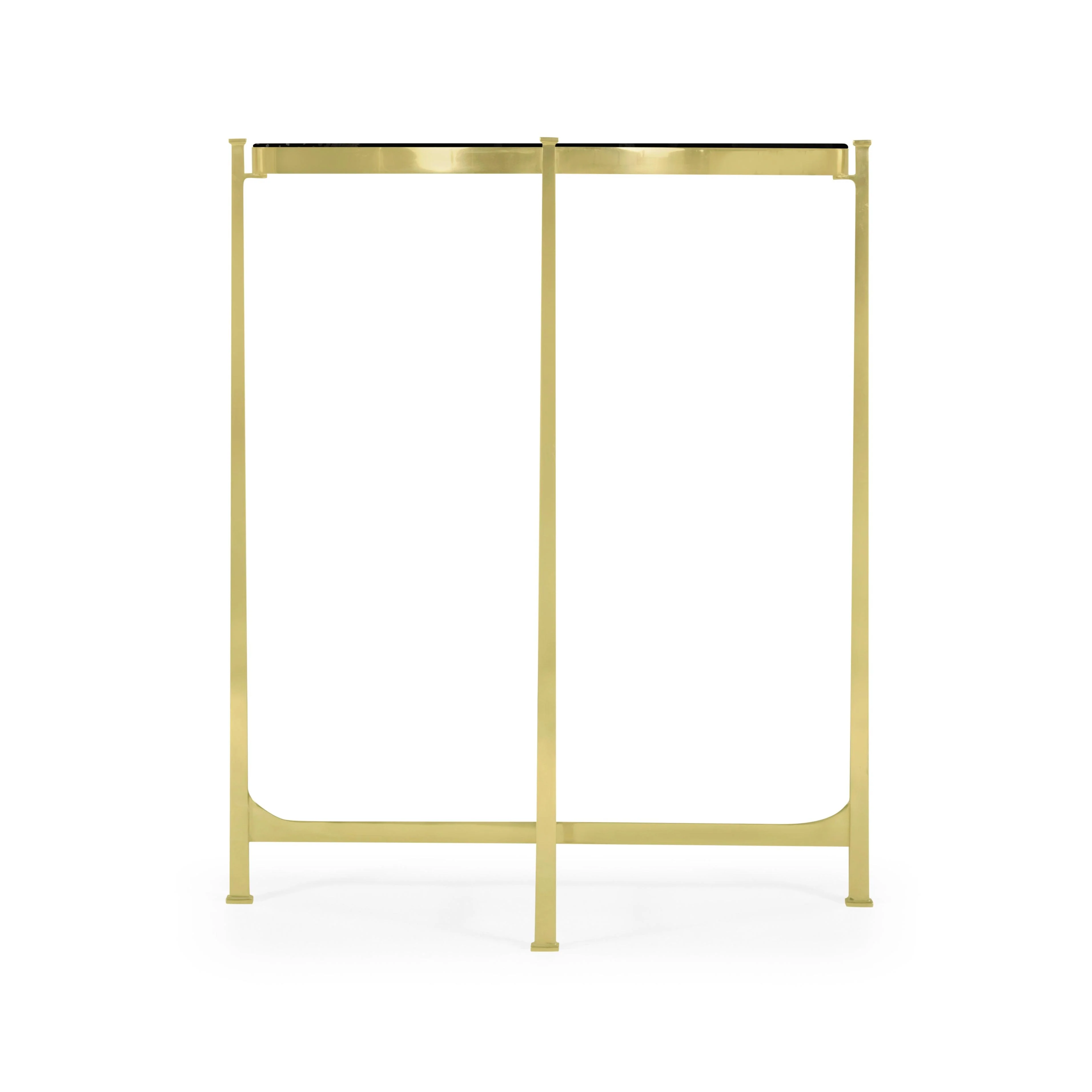 Modern Accents Solid Brass Round Lamp Table - Remutear