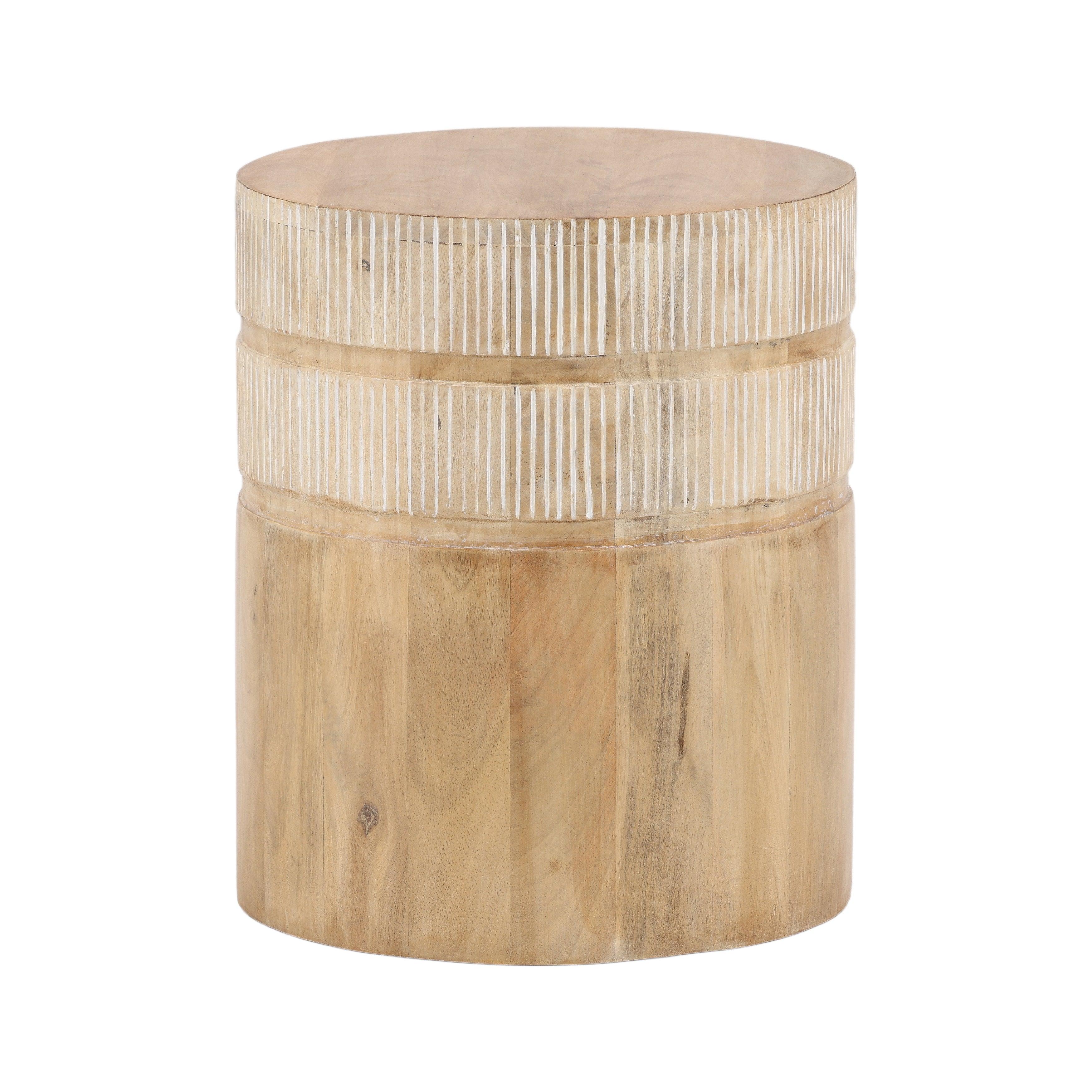 Malvinae End Table Natural - Remutear