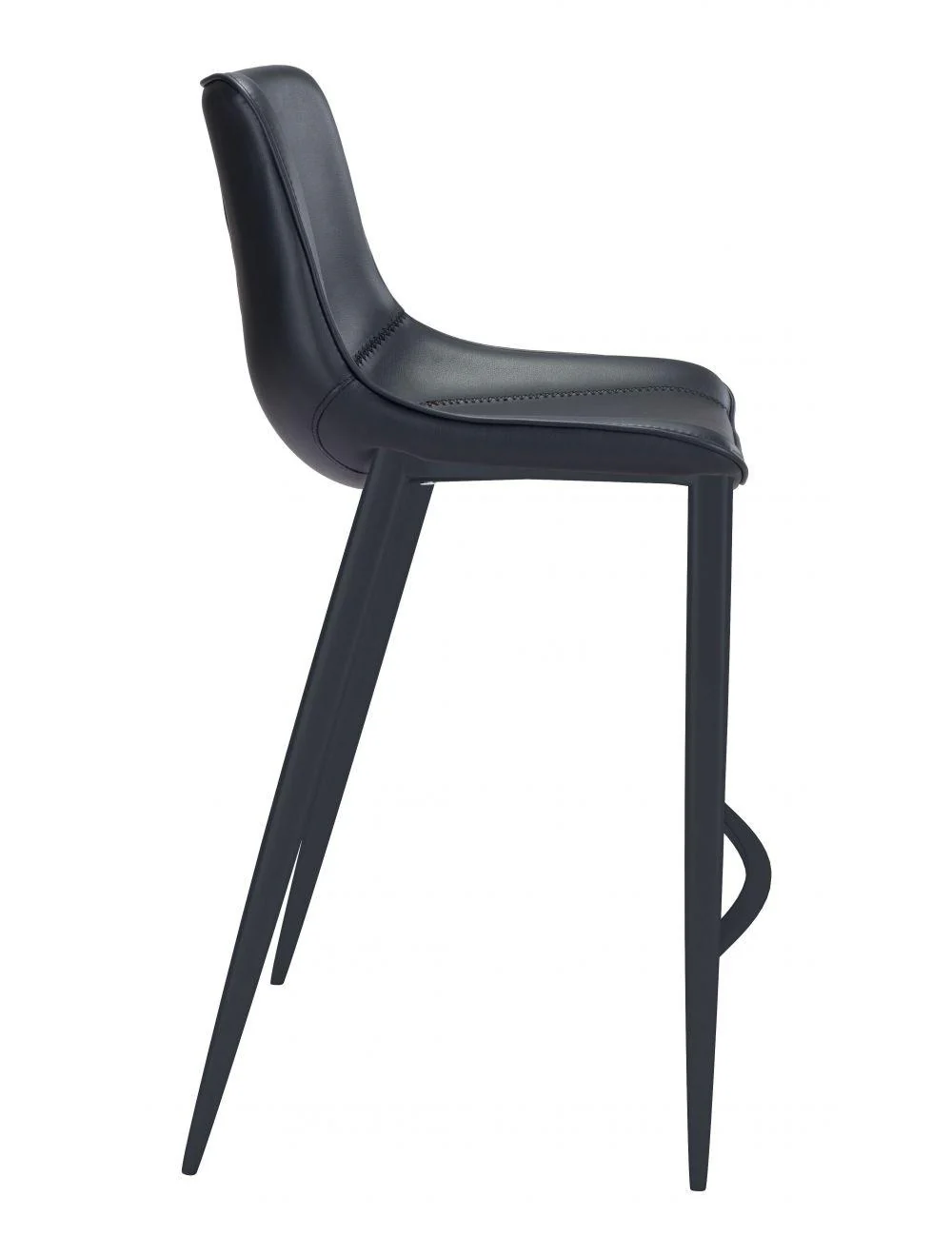 Magnus Bar Chair (Set of 2) Black - Remutear