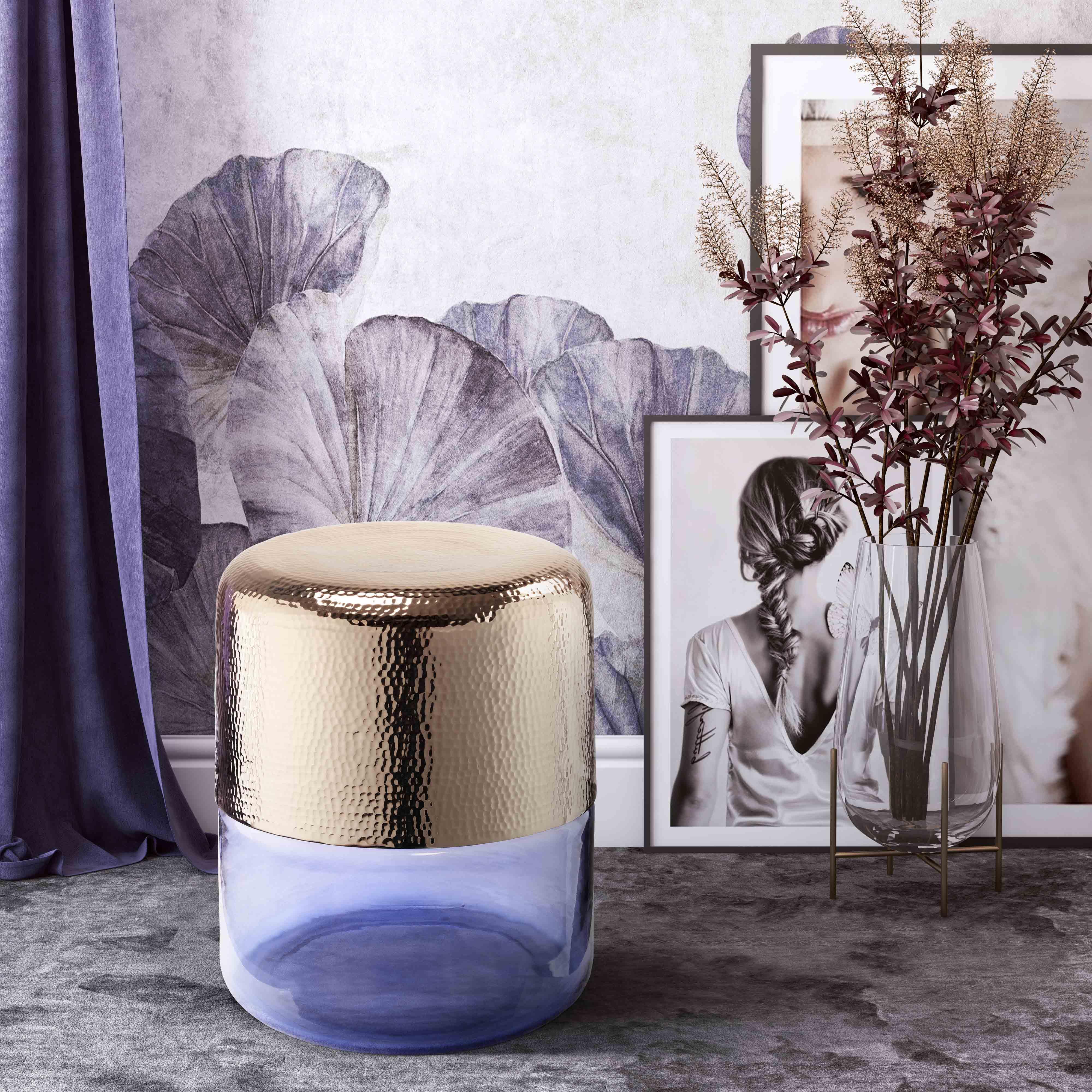 Kolla Purple Side Table - Remutear