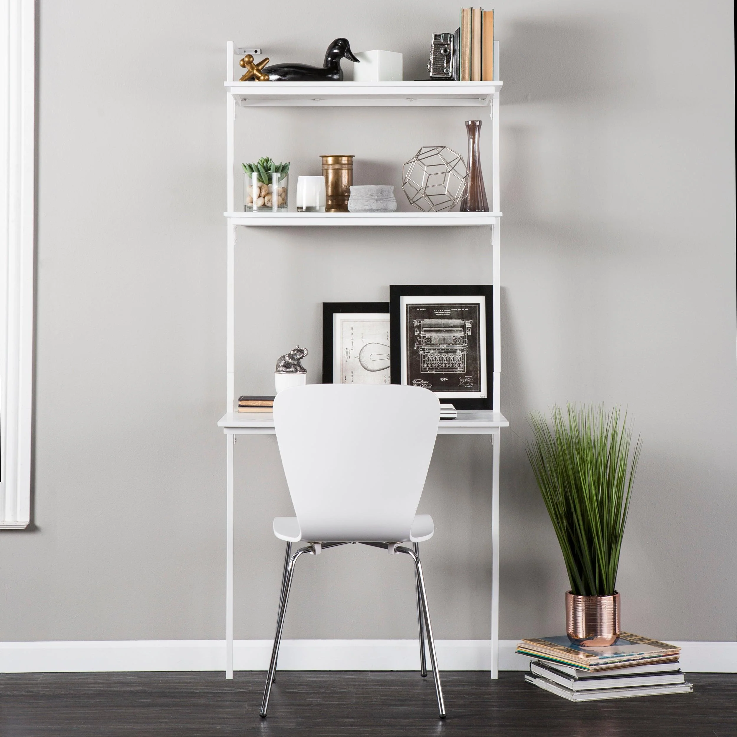 Holly & Martin Haeloen Wall Mount Desk - White - Remutear