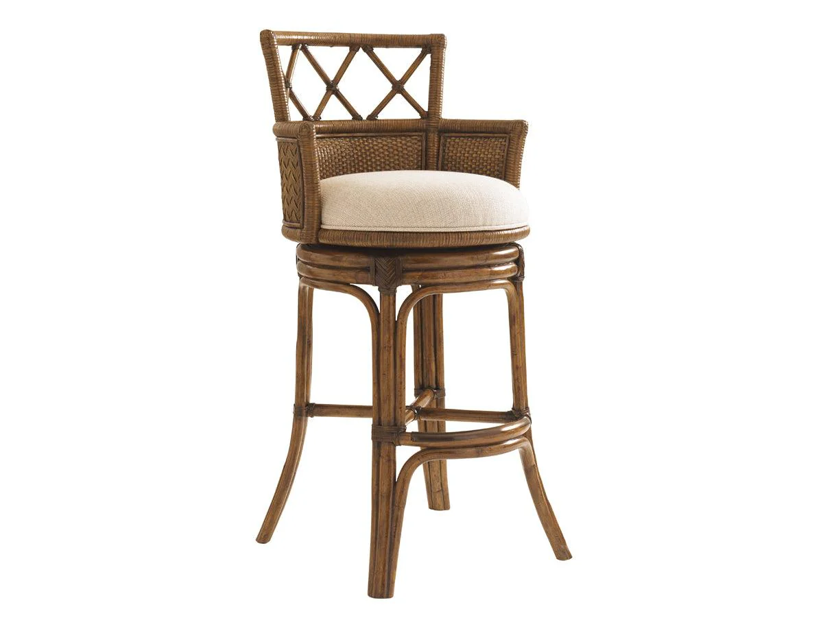 Bali Hai Kamala Bay Swivel Bar Stool - Remutear