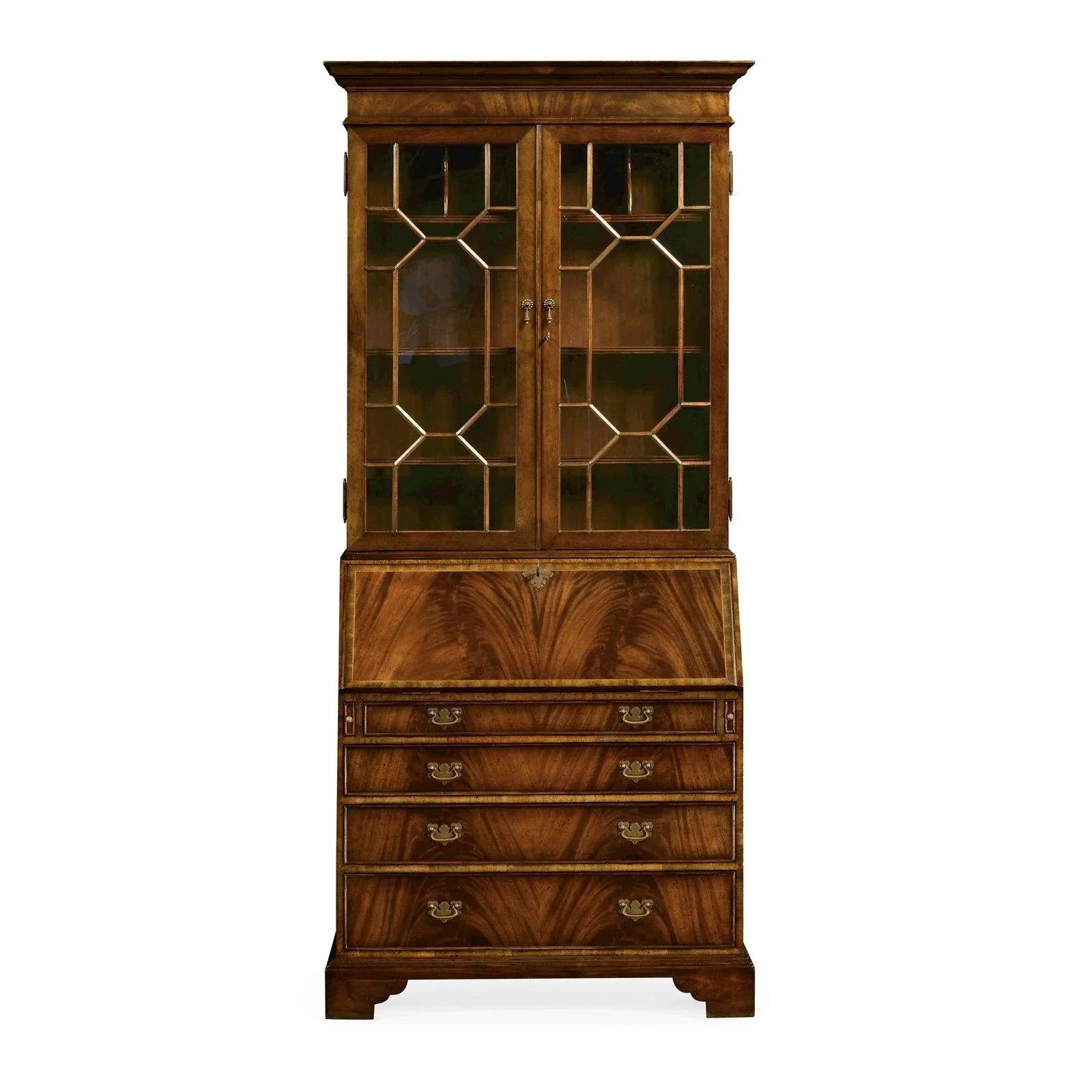 Buckingham Georgian Mahogany Secretary - Remutear
