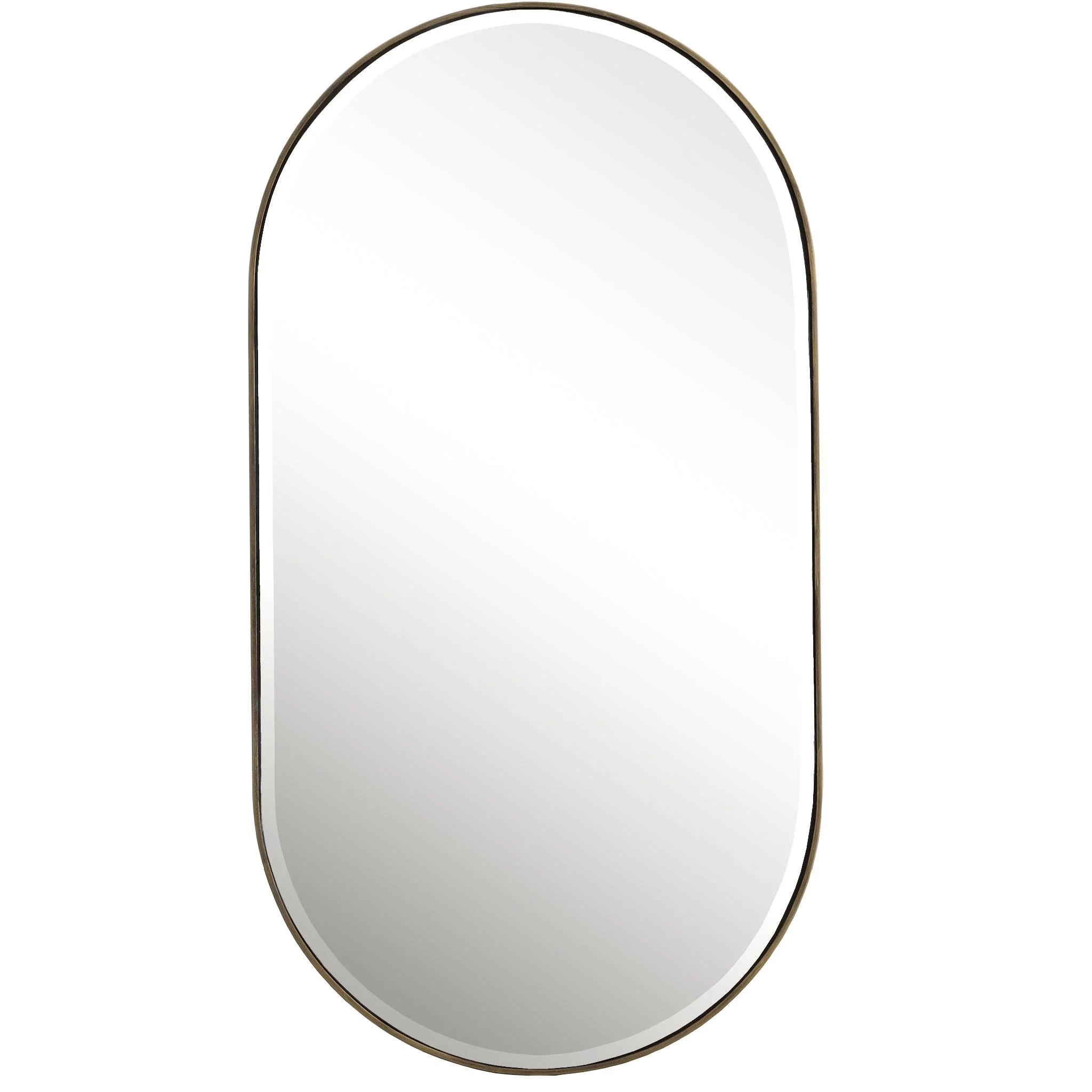 Lago Oval Gold Mirror - Remutear