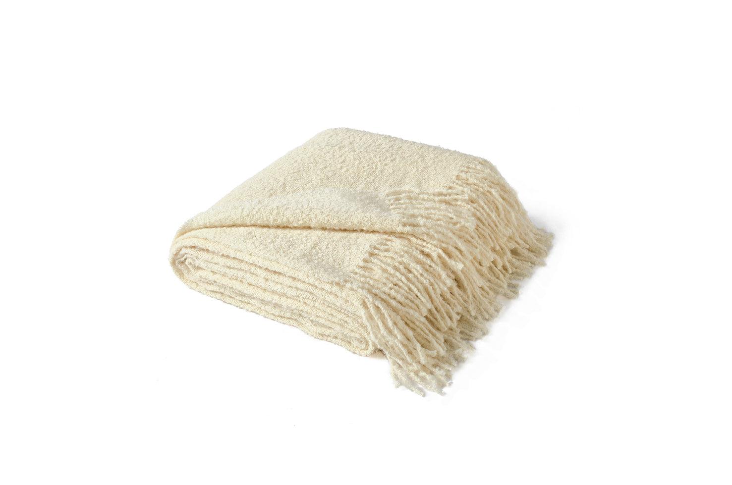 Boucle Baby Alpaca Throw - Remutear