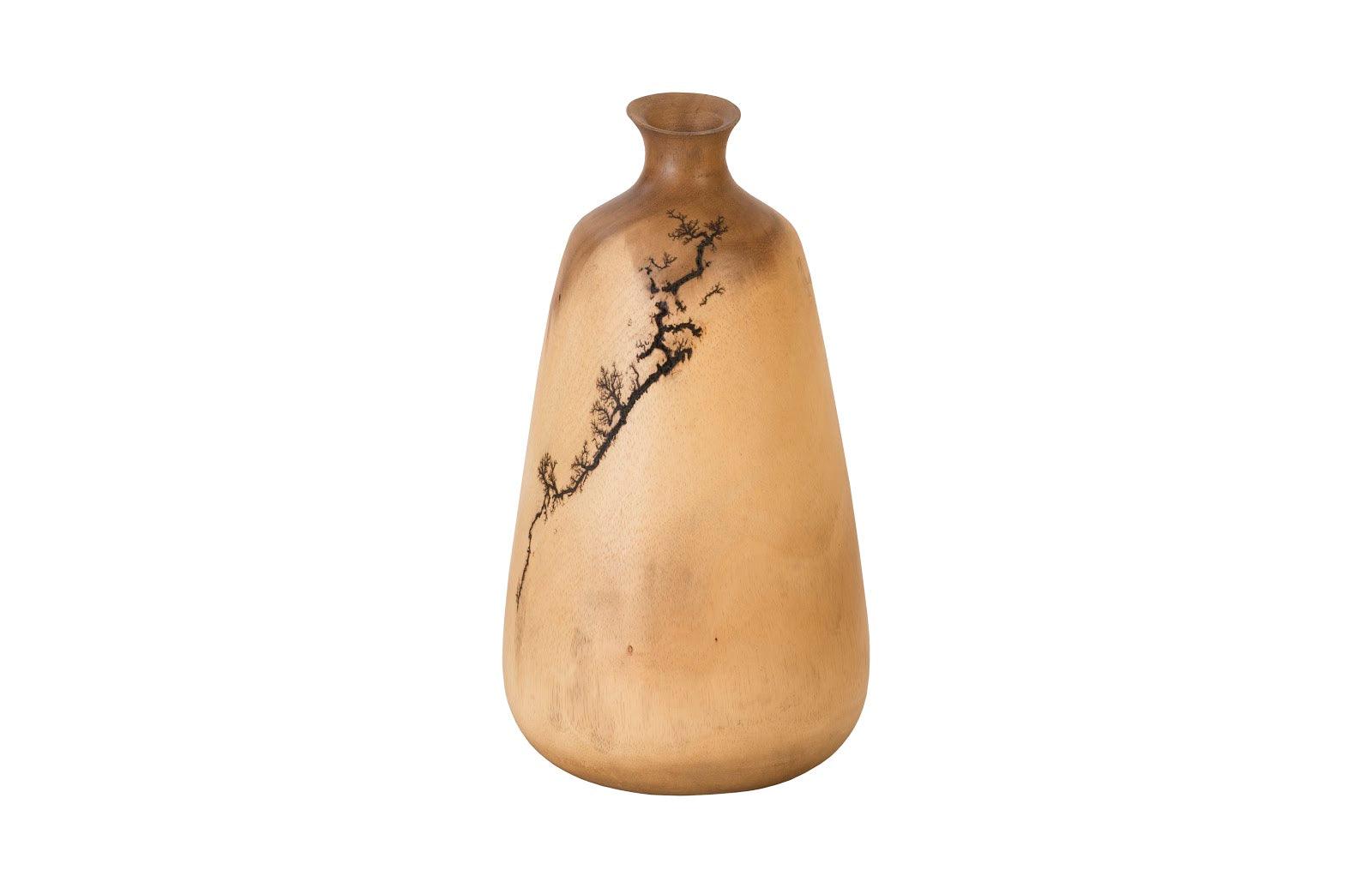 Lightning Vase, Mango Wood, Tall - Remutear