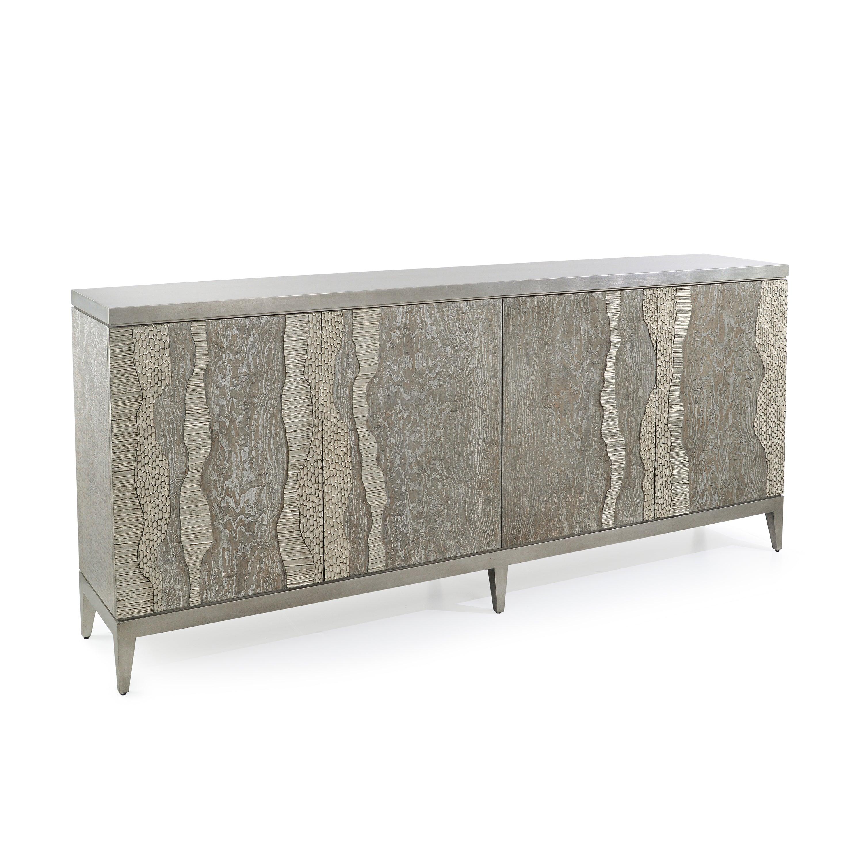 River's Edge Silver Credenza - Remutear