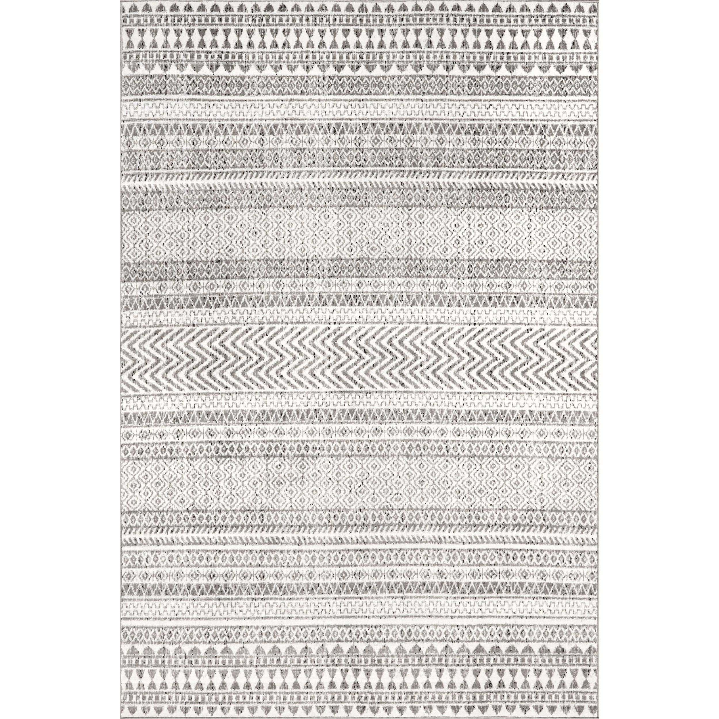Catherina Transitional Geometric Area Rug - Remutear