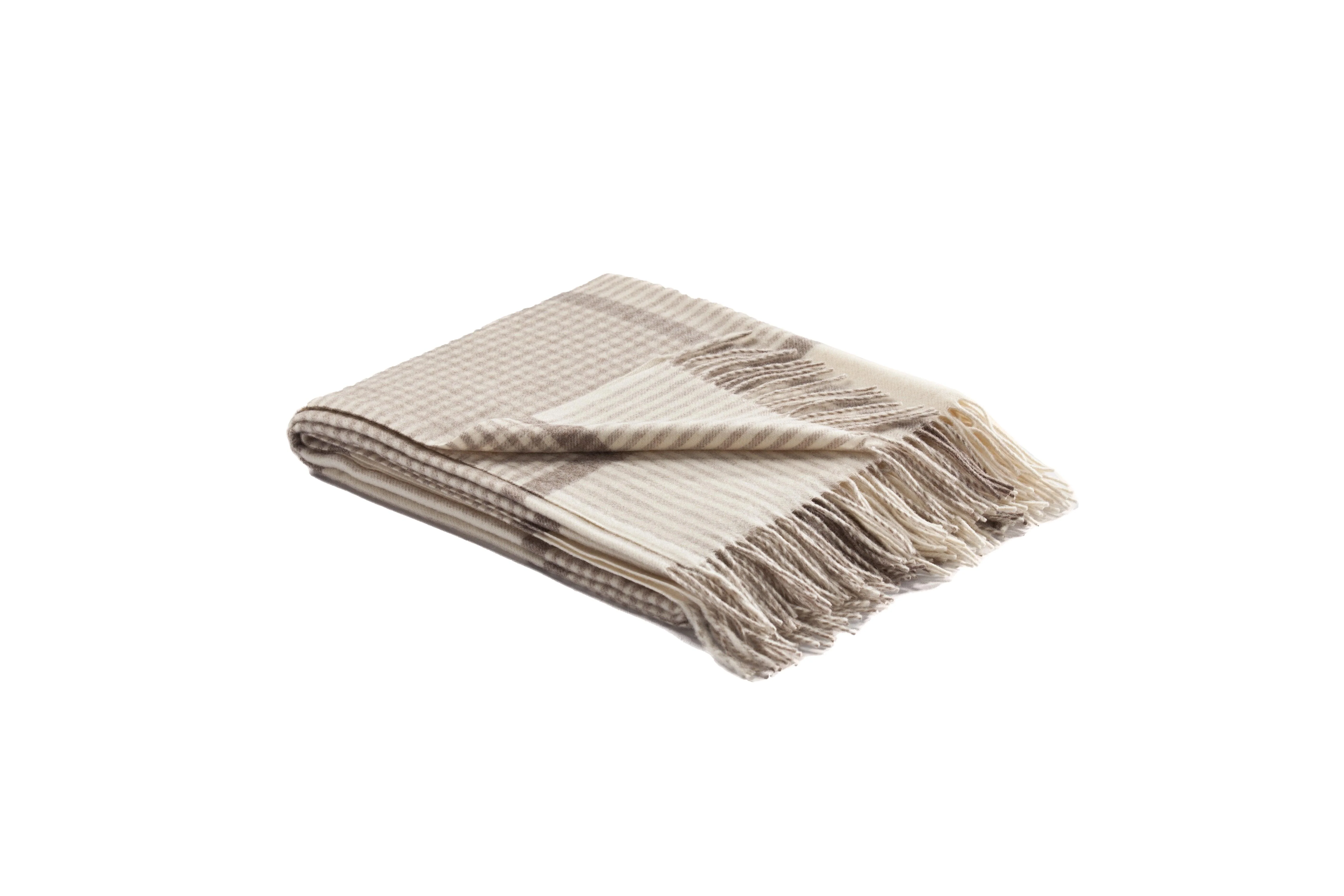 Winston Woven Throw Cream - Remutear