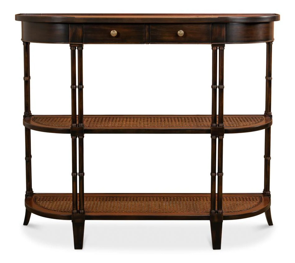 Winston Console Table W/Shelves - Remutear