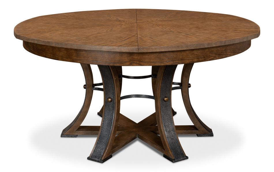 Tower Jupe Dining Table - Lg - Light Mink - Remutear