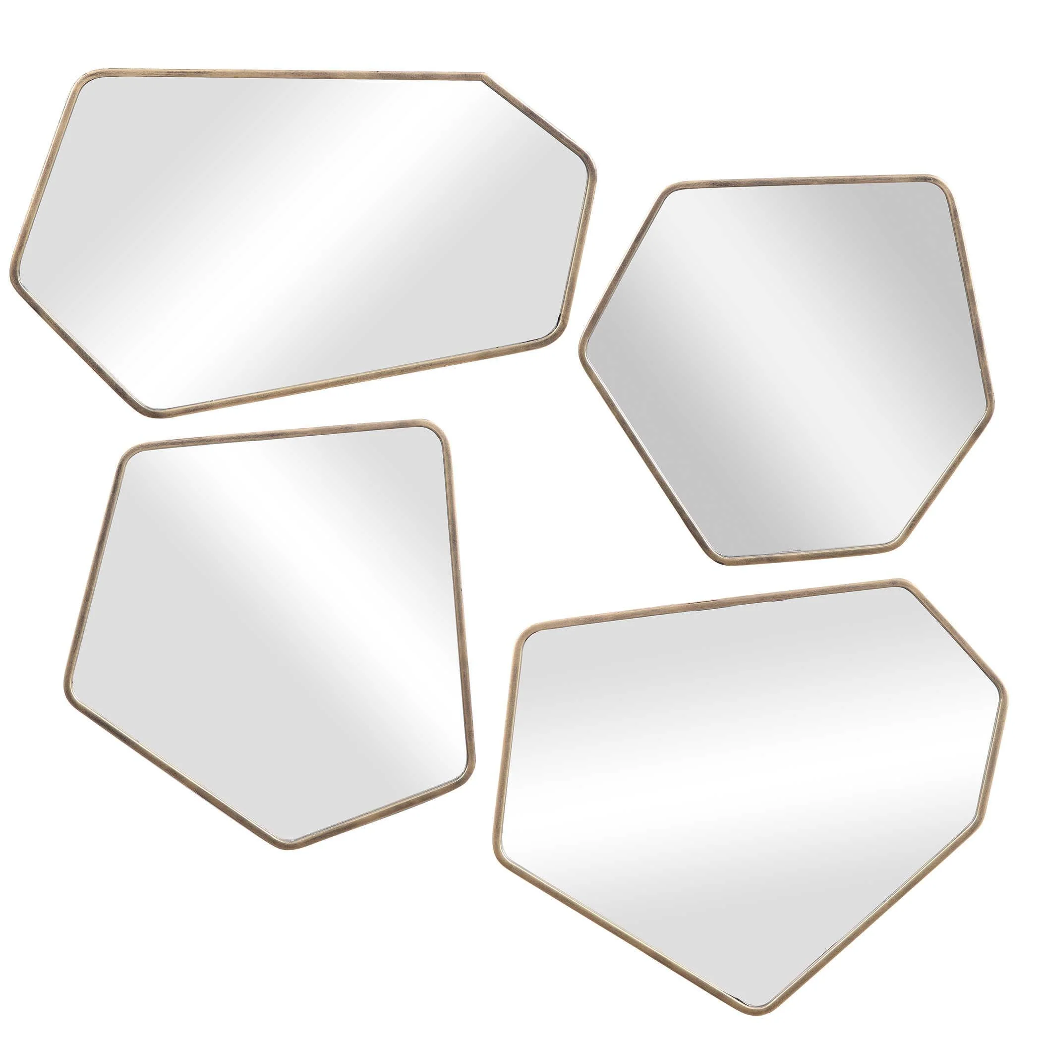LINNEAH MODERN MIRRORS, SET OF 4 - Remutear