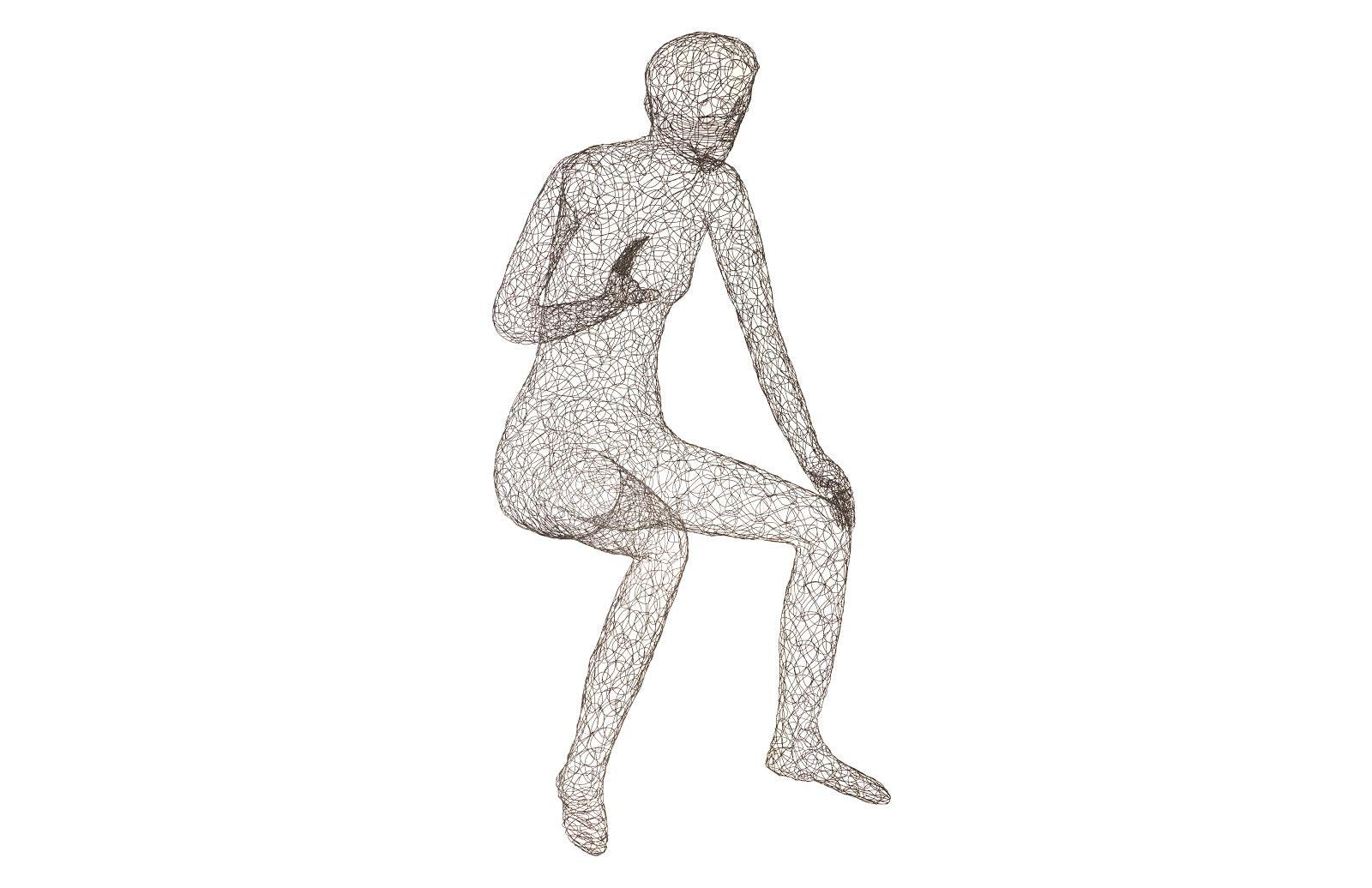 Crazy Wire Lounging Female - Remutear