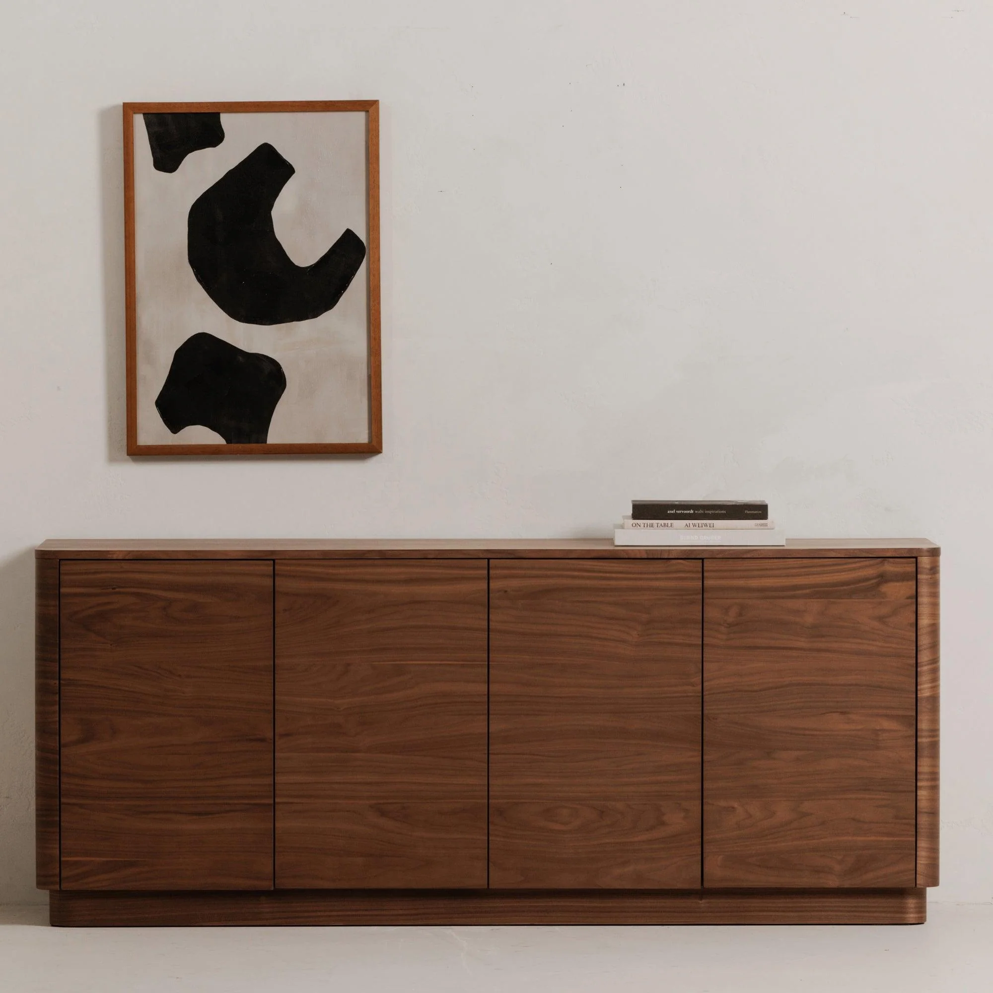 Round Off Sideboard Walnut - Remutear