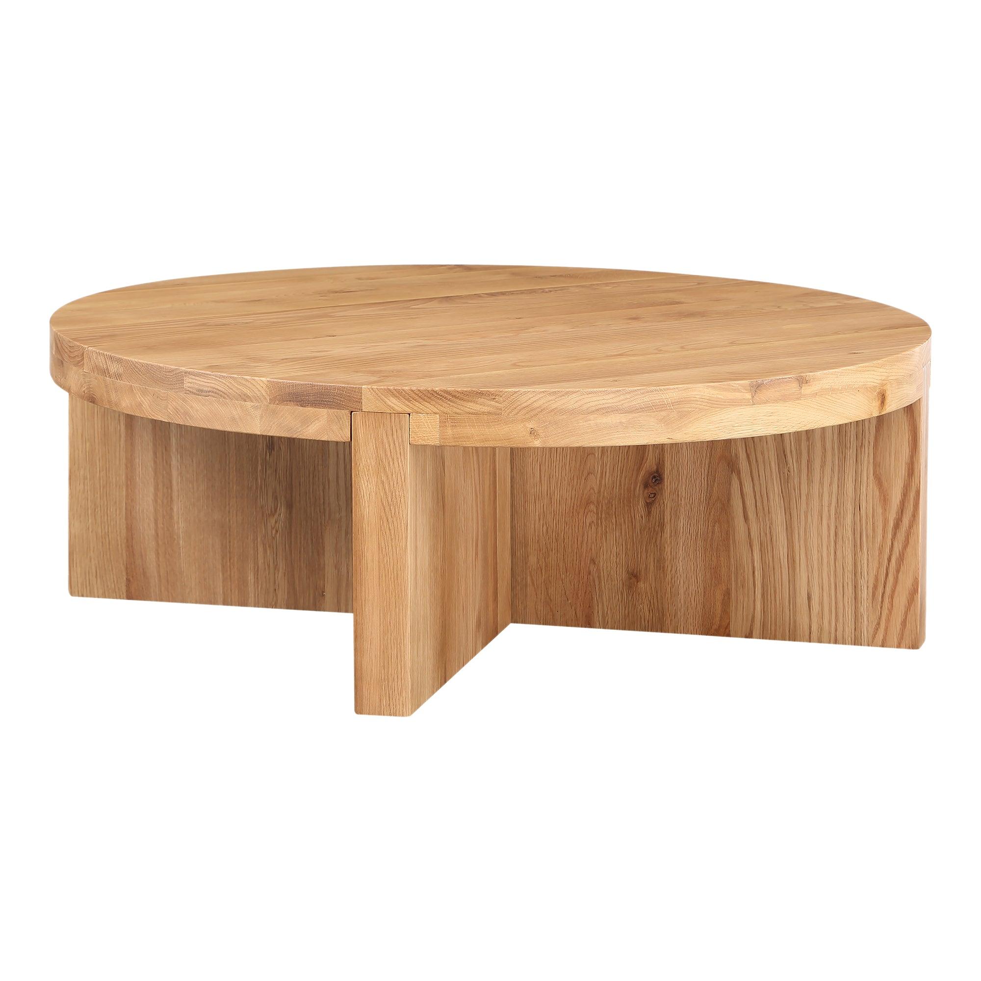 Folke Round Coffee Table Natural - Remutear